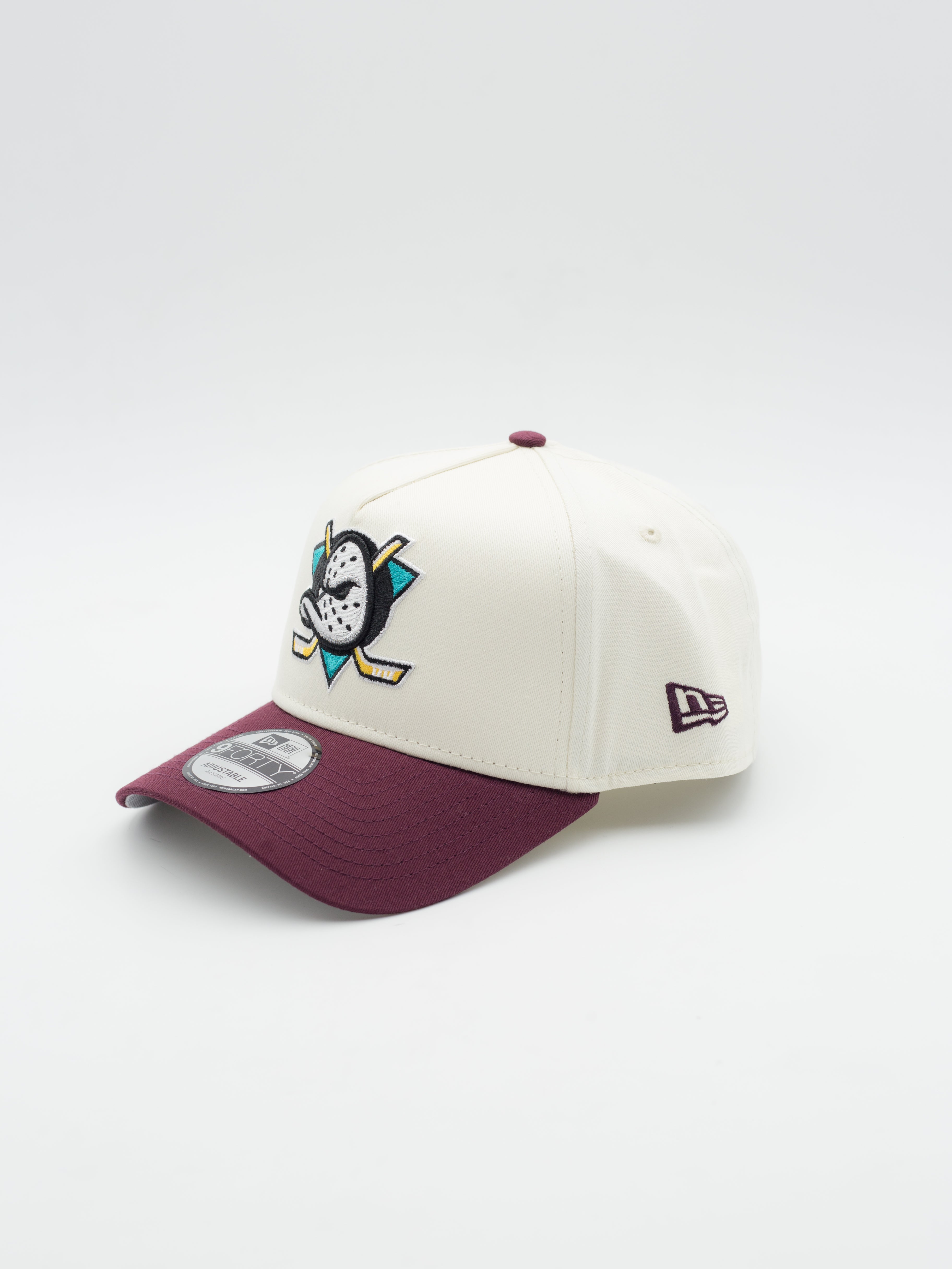 9FORTY Retro Anaheim Ducks Beige/Maroon
