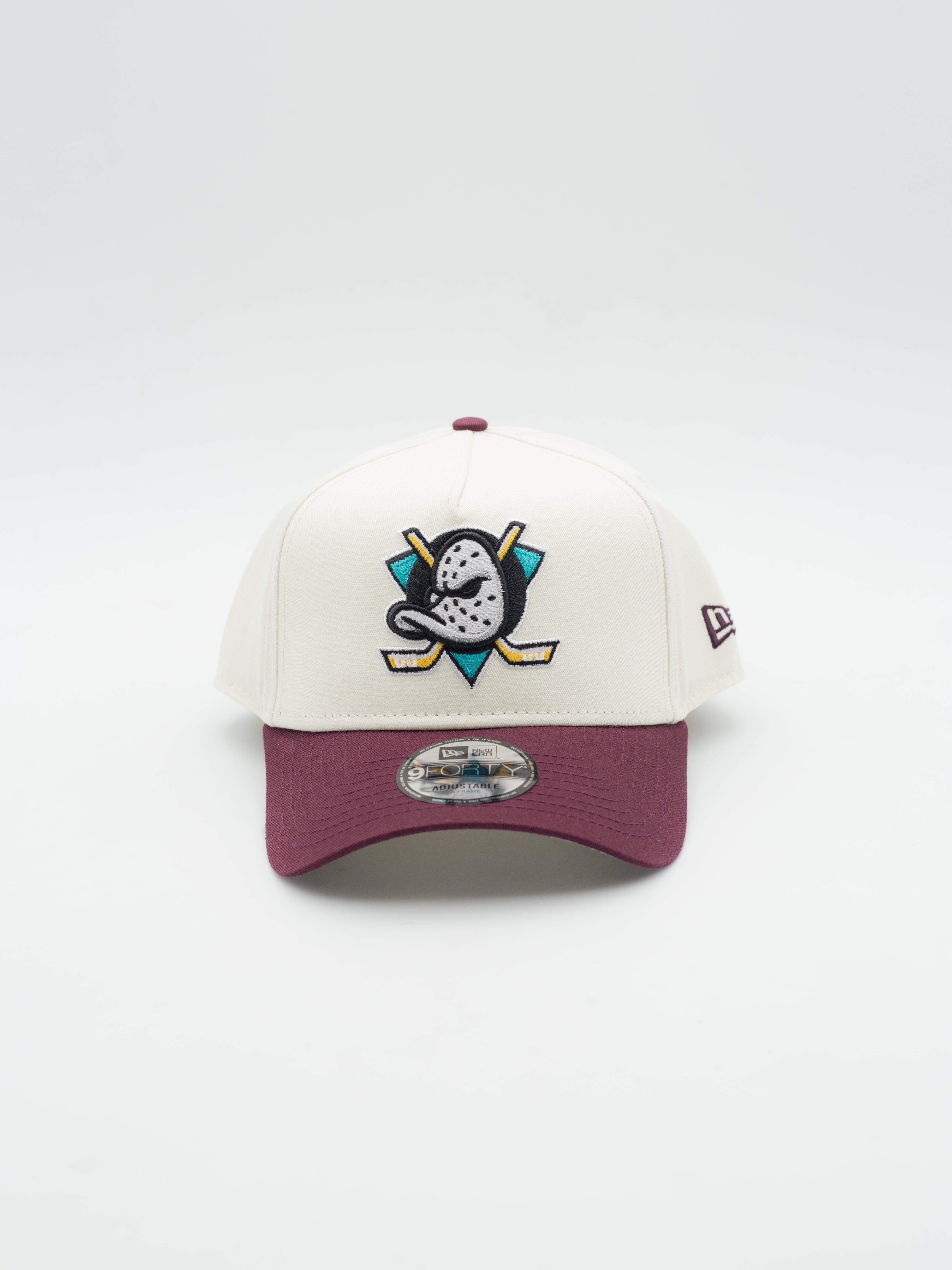 9FORTY Retro Anaheim Ducks Beige/Maroon
