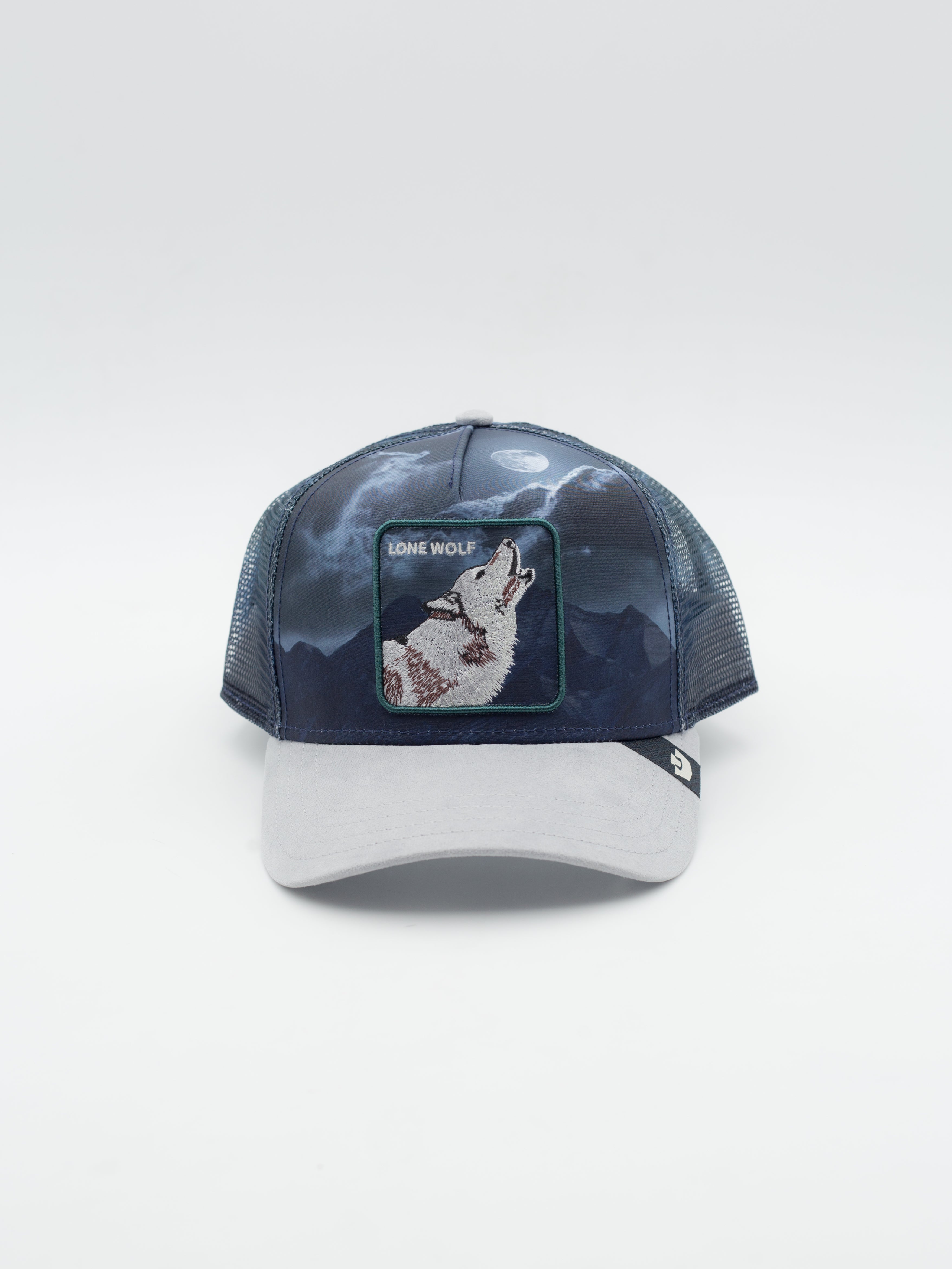Wolf In The Element Trucker Navy/Grey