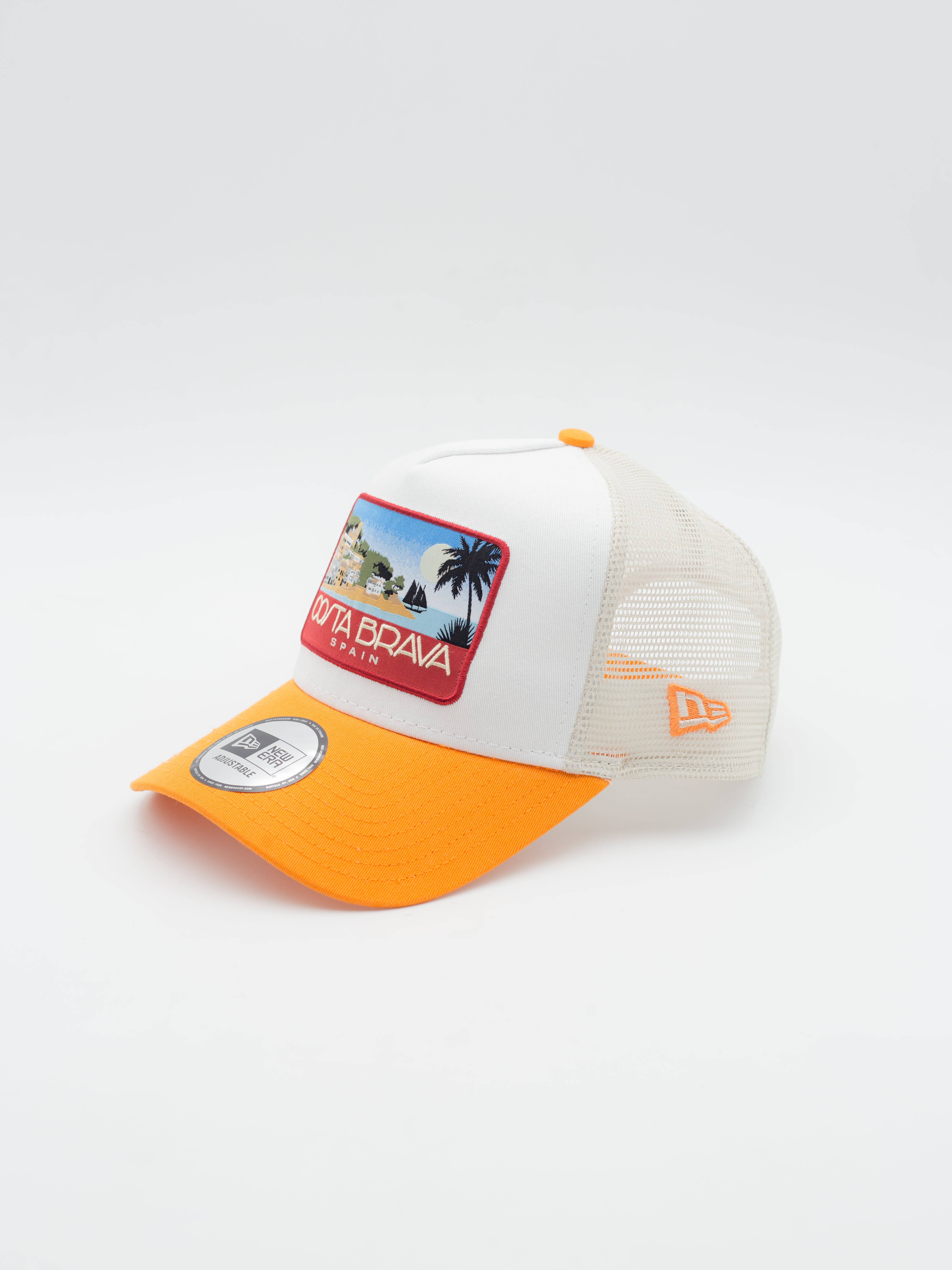 9FORTY A-Frame Costa Brava Trucker White/Orange