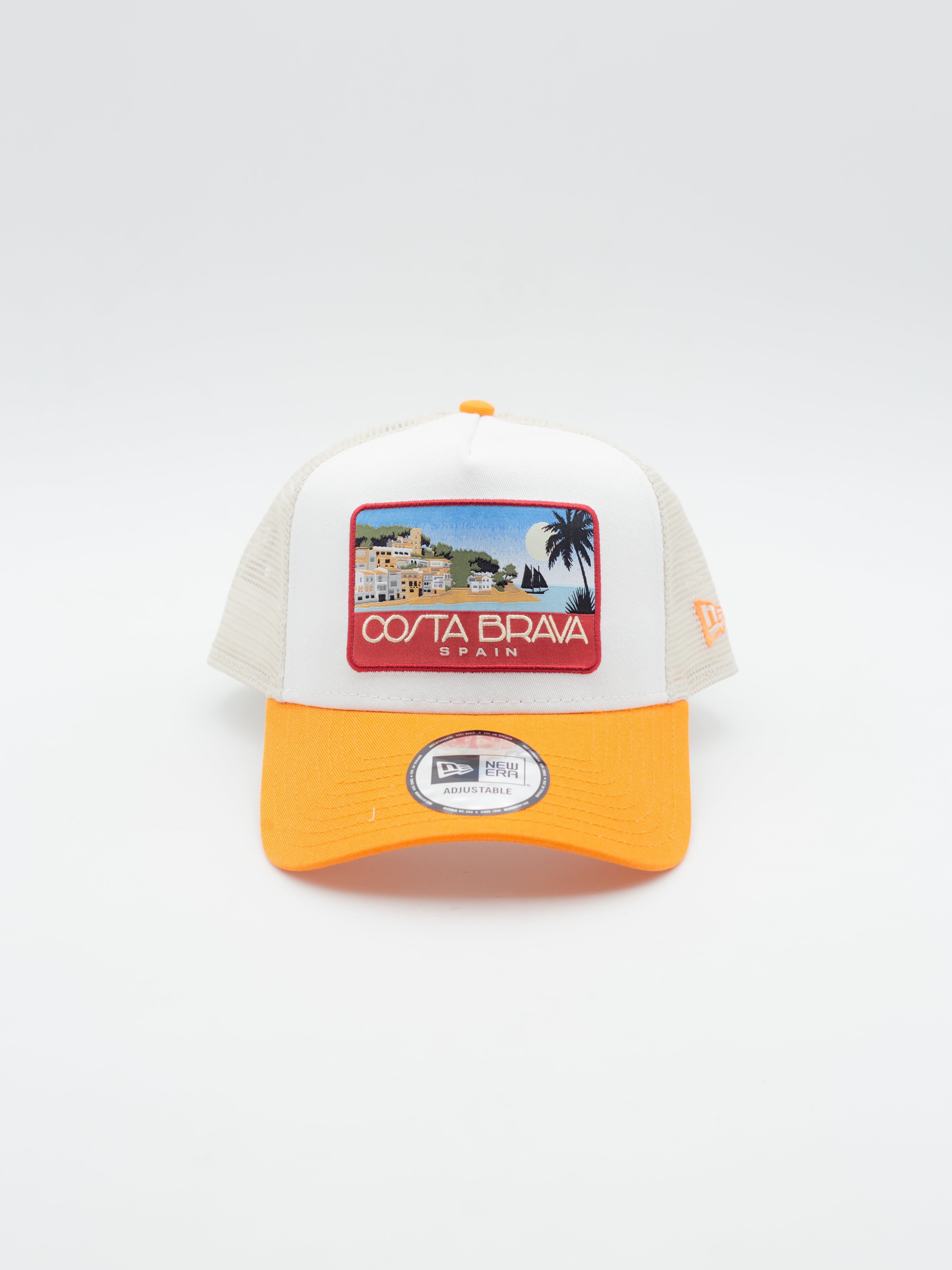 9FORTY A-Frame Costa Brava Trucker White/Orange