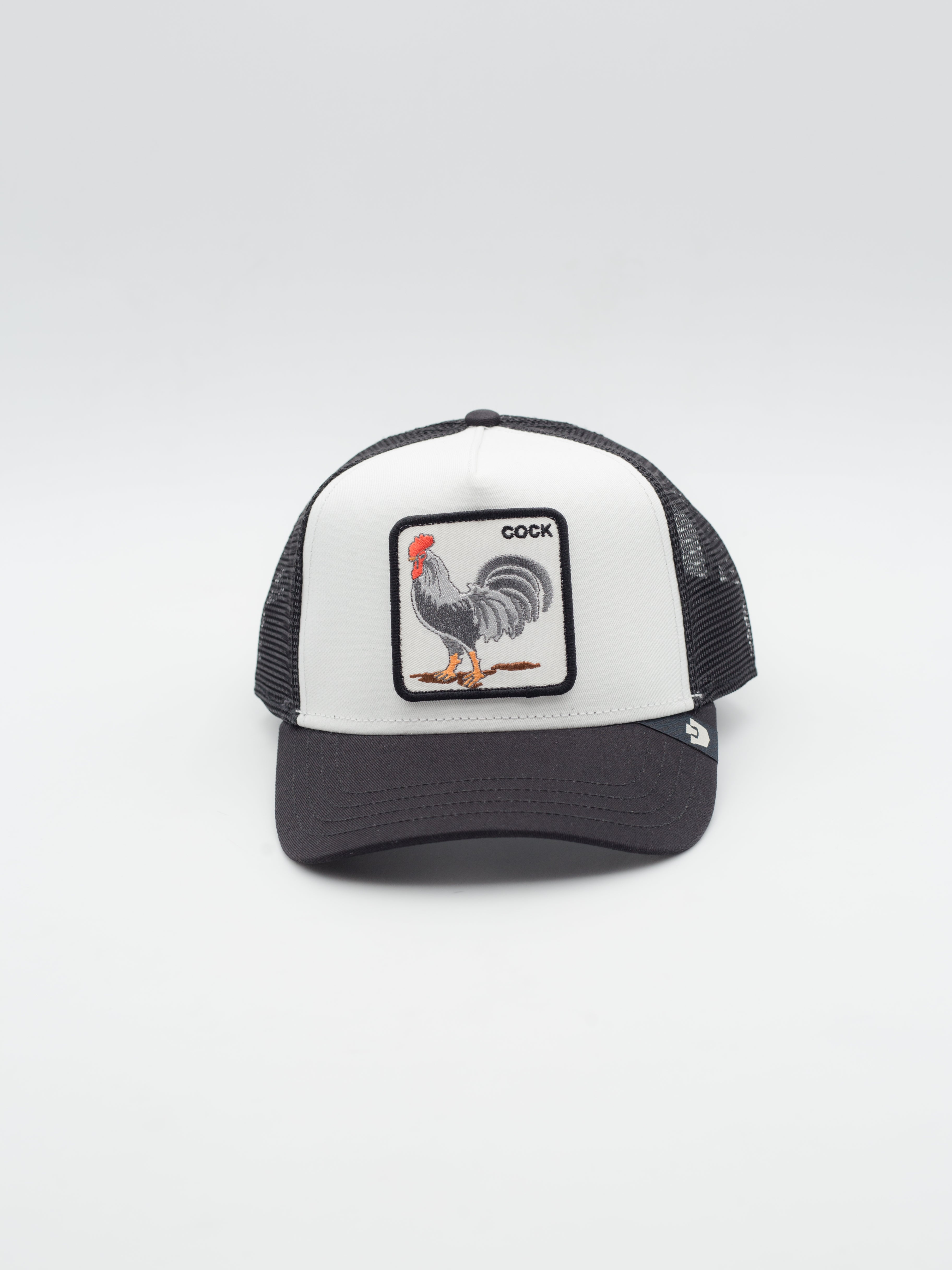 Rooster Trucker Black/White