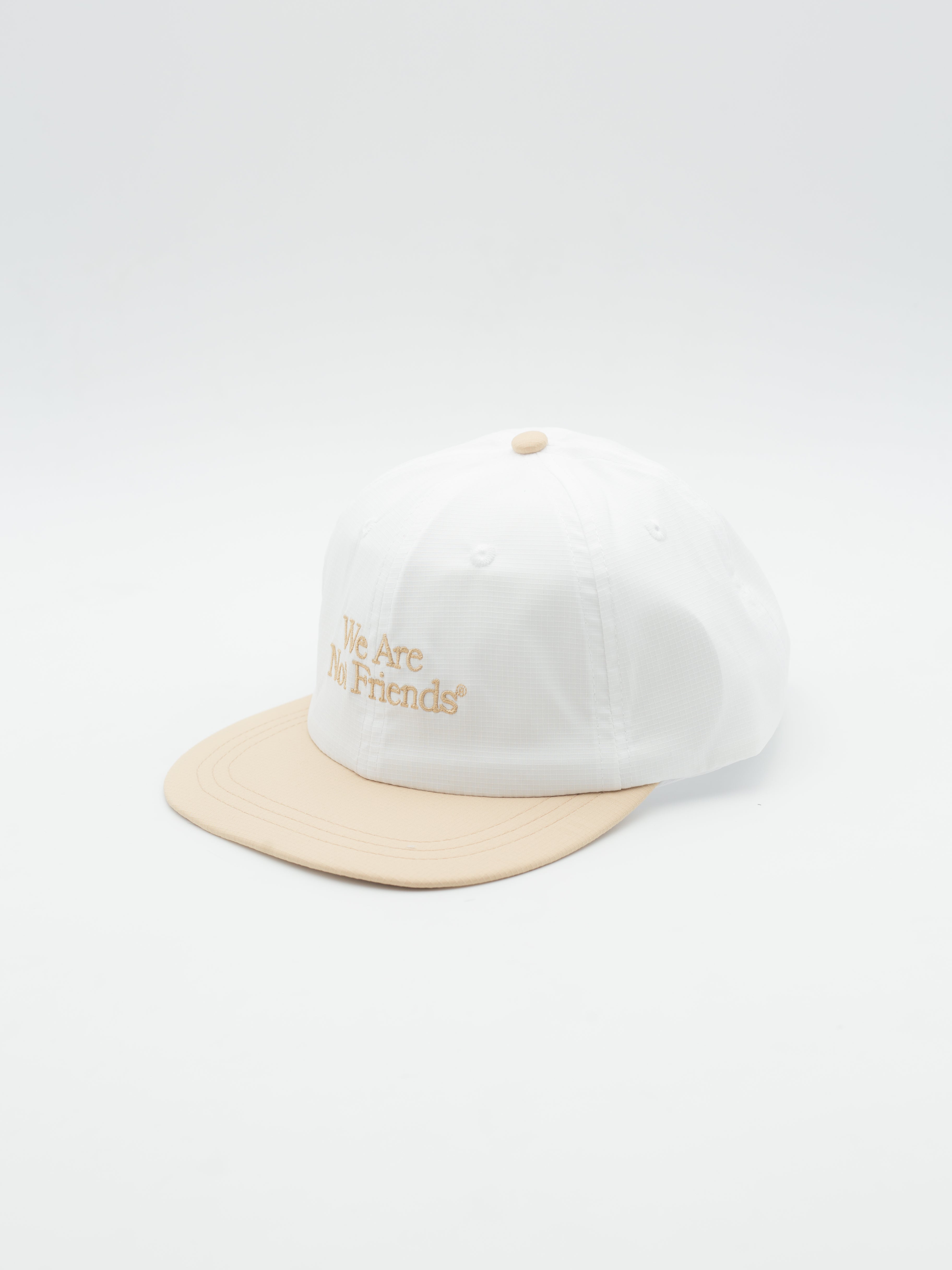 Typo Hat Khaki/White