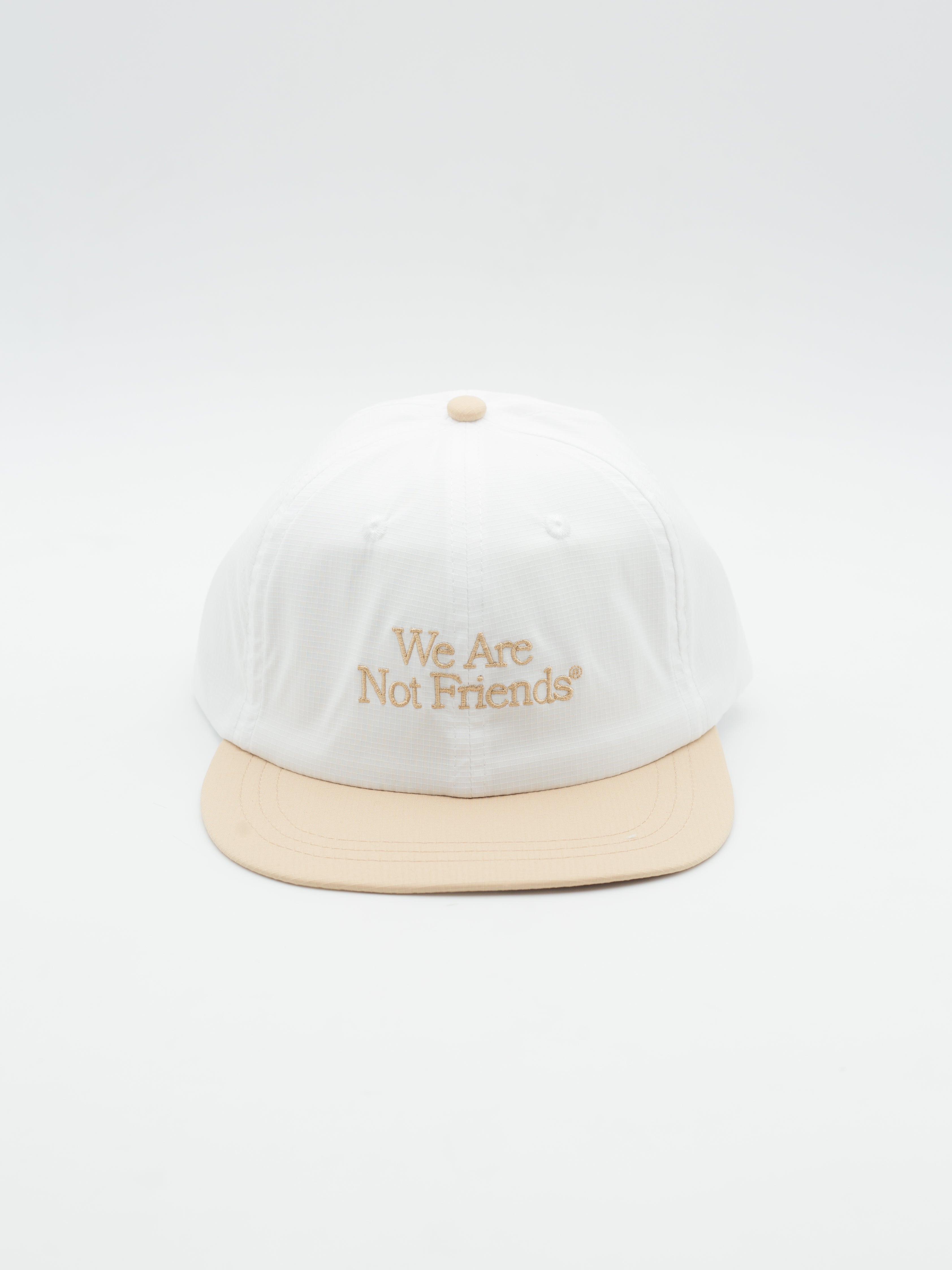 Typo Hat Khaki/White
