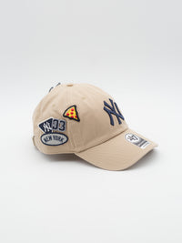 CLEAN UP Badges New York Yankees Khaki