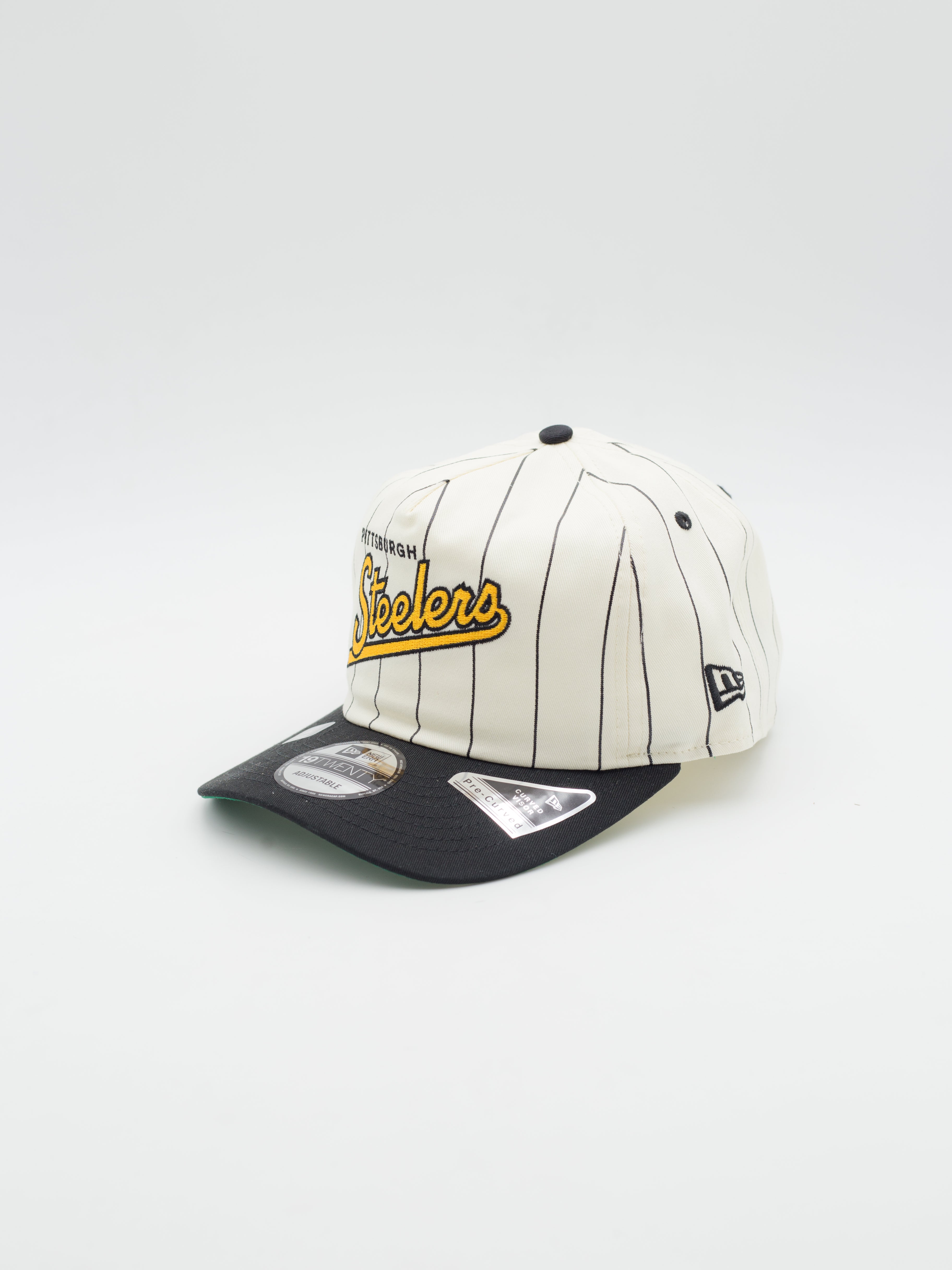 19TWENTY Pinstripe Pittsburgh Steelers Beige/Black
