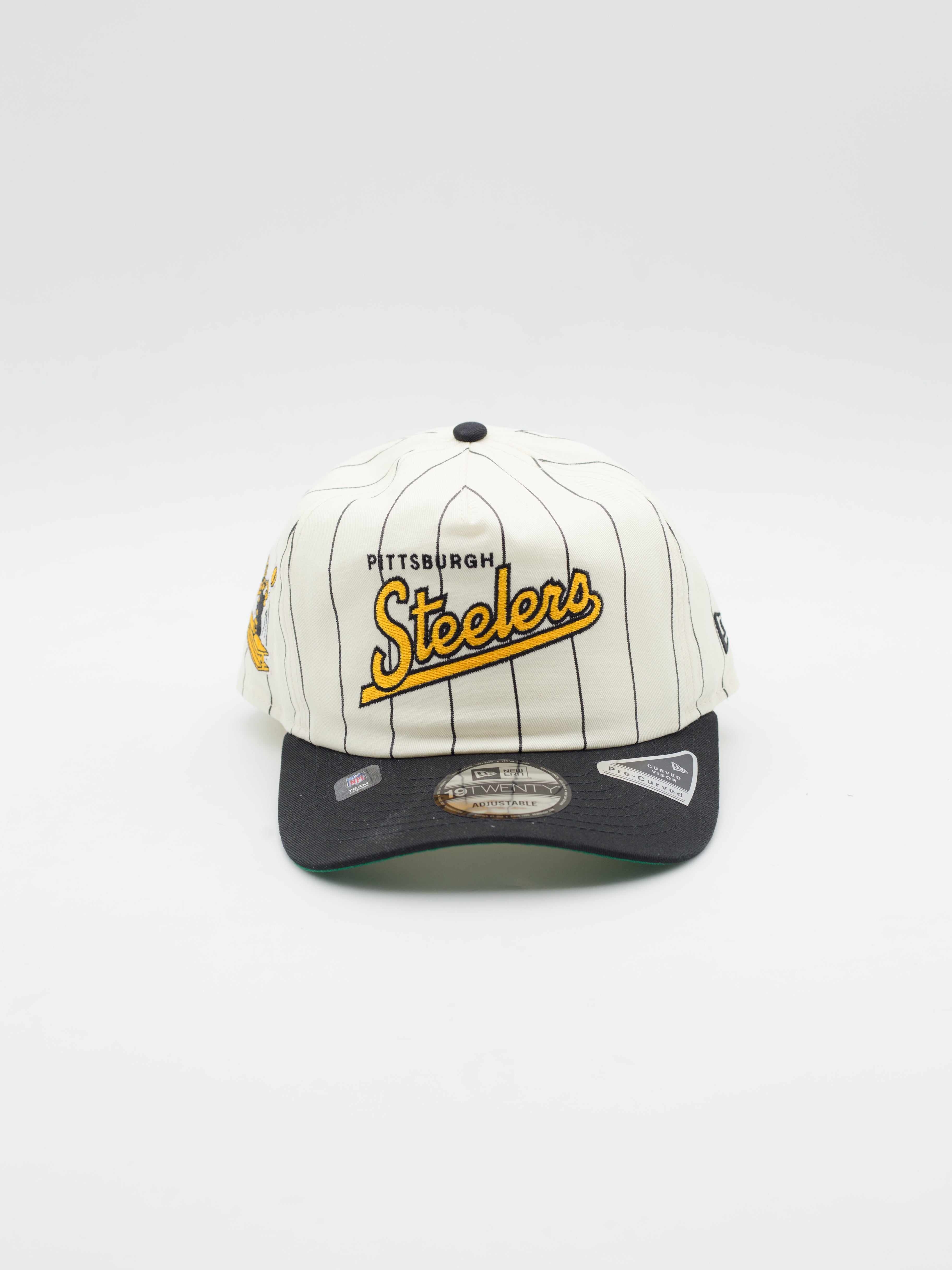 19TWENTY Pinstripe Pittsburgh Steelers Beige/Black
