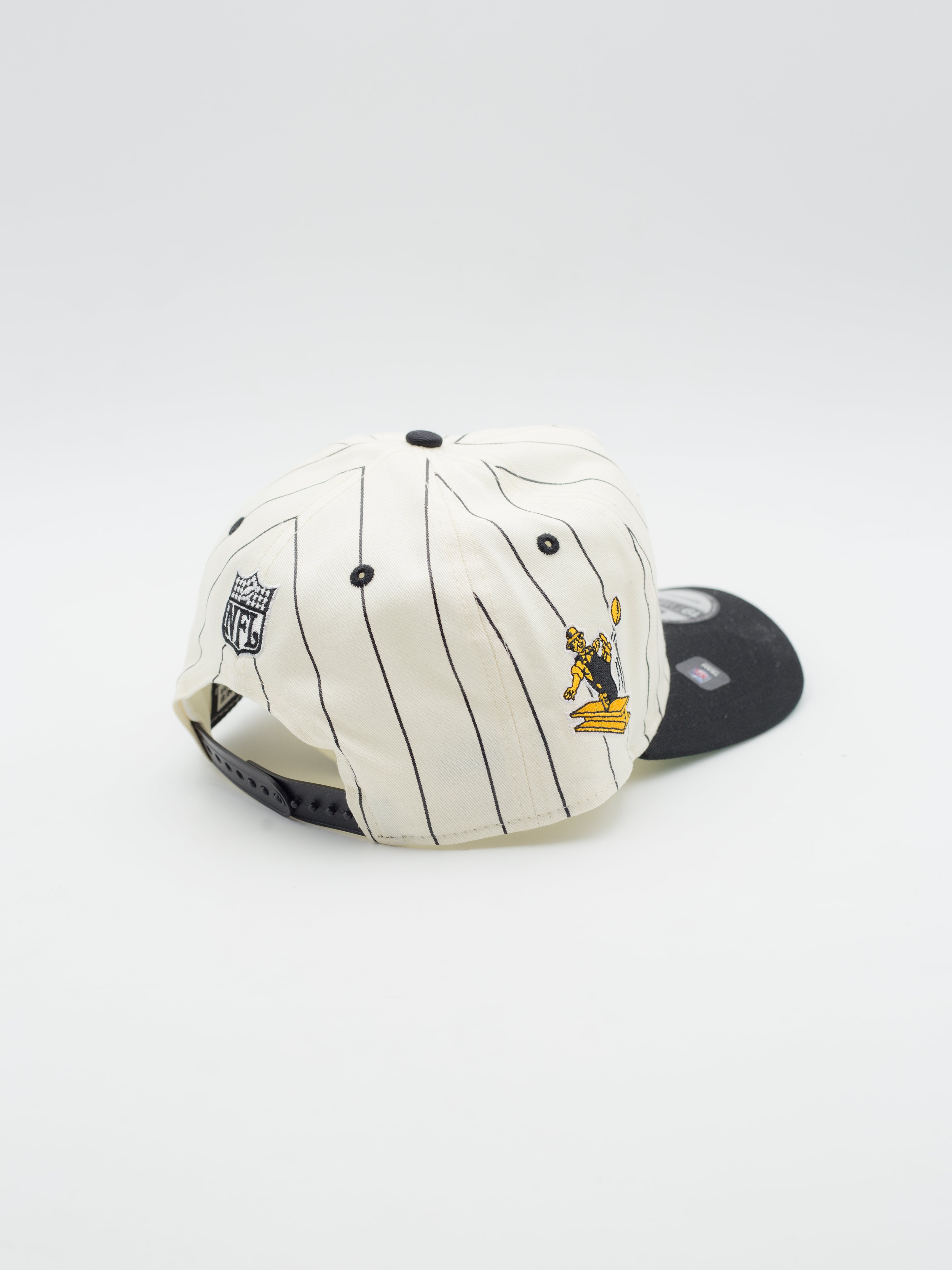 19TWENTY Pinstripe Pittsburgh Steelers Beige/Black