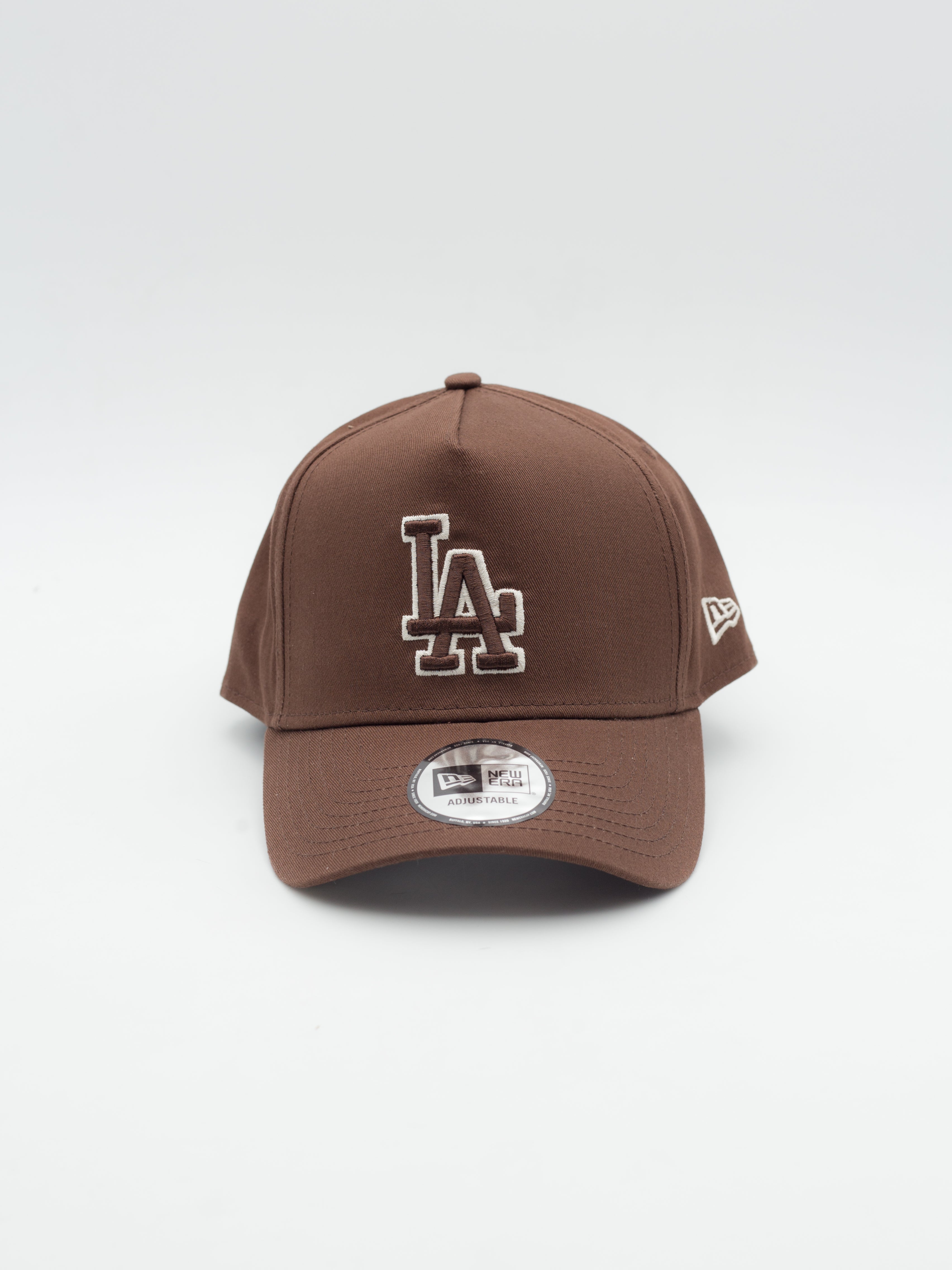 9FORTY A-Frame Team Outline Los Angeles Dodgers Brown