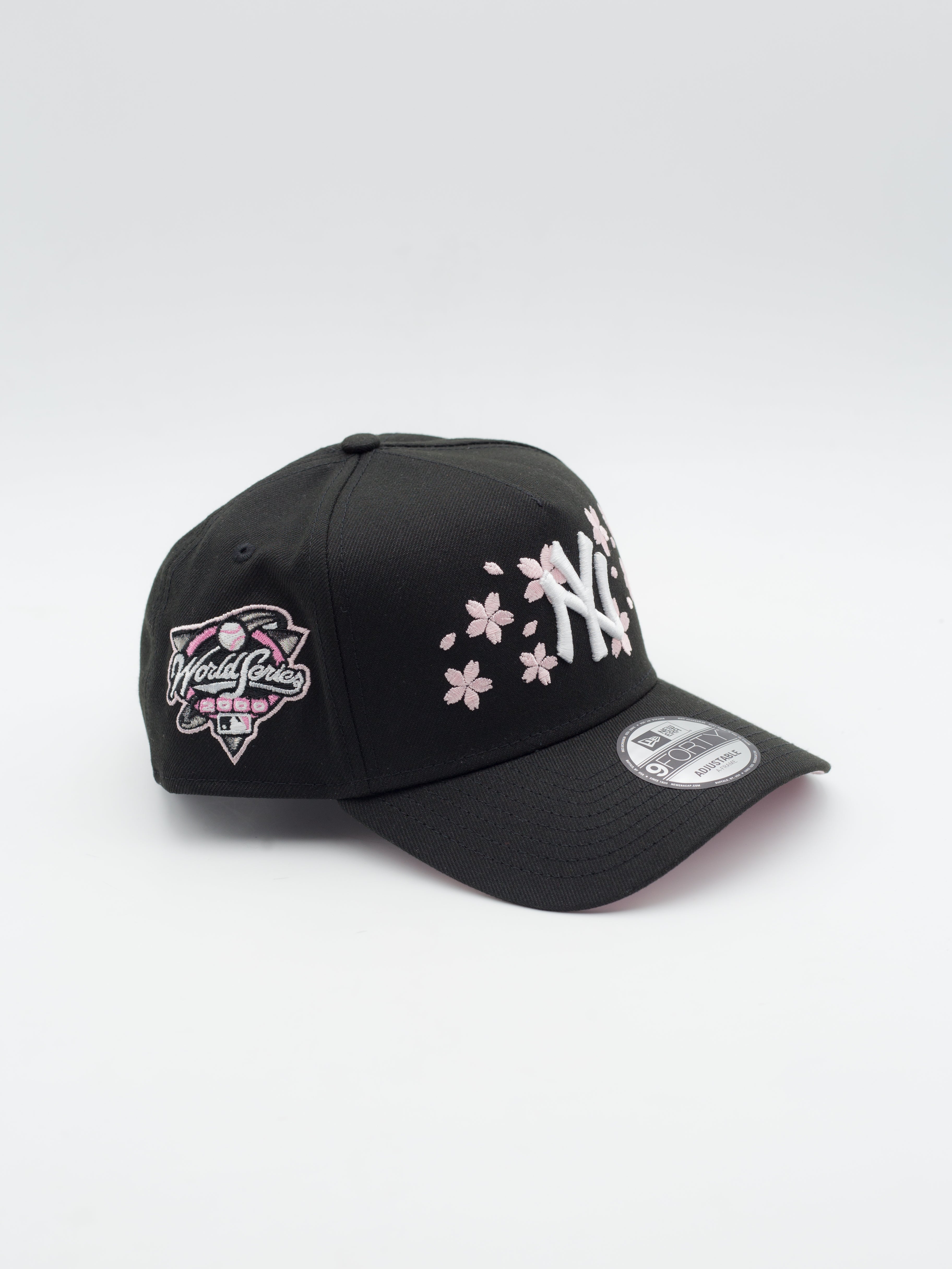 9FORTY A-Frame Pink Bloom New York Yankees Black