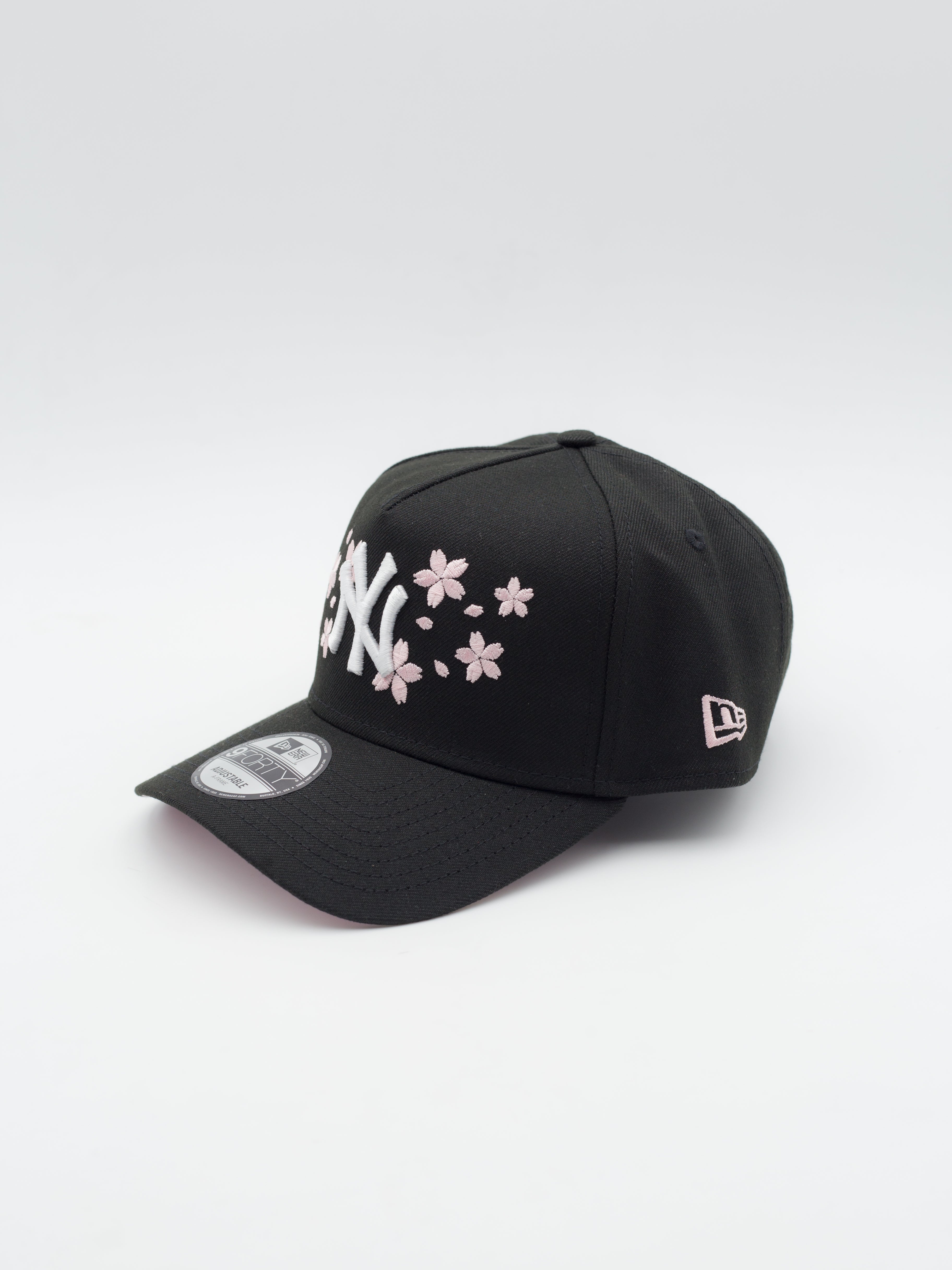 9FORTY A-Frame Pink Bloom New York Yankees Black