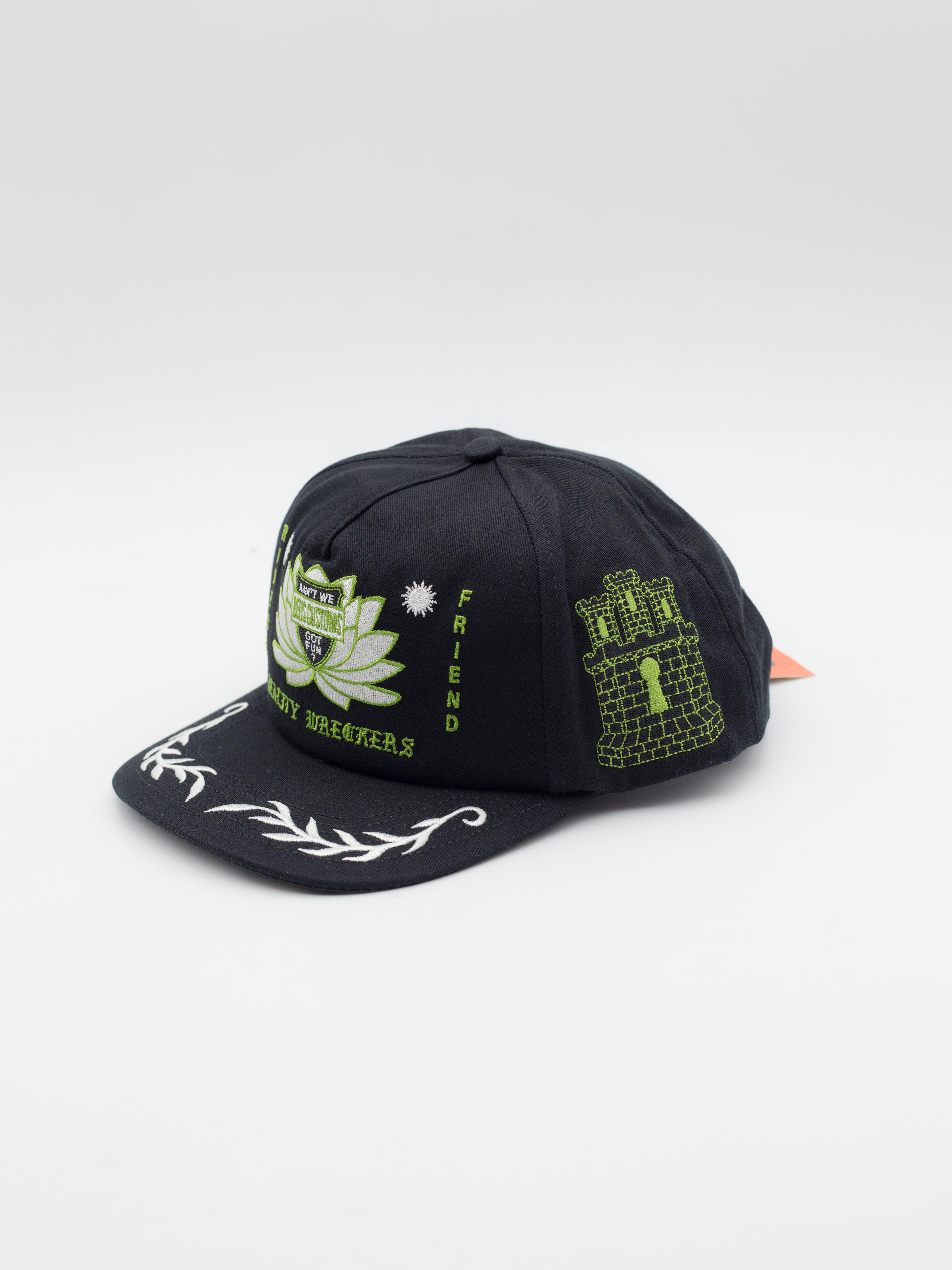 Sacred Crest Snapback Black