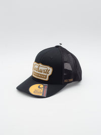 Rugged Flex Twill Mesh-Back Trucker Black