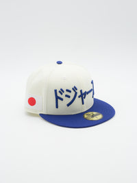 59FIFTY Los Angeles Dodgers Kanji Cream/Blue