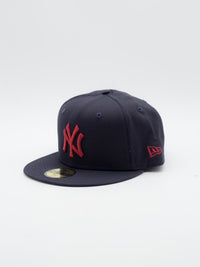 59Fifty League Essential New York Yankees Navy/Red - La Tienda de las Gorras
