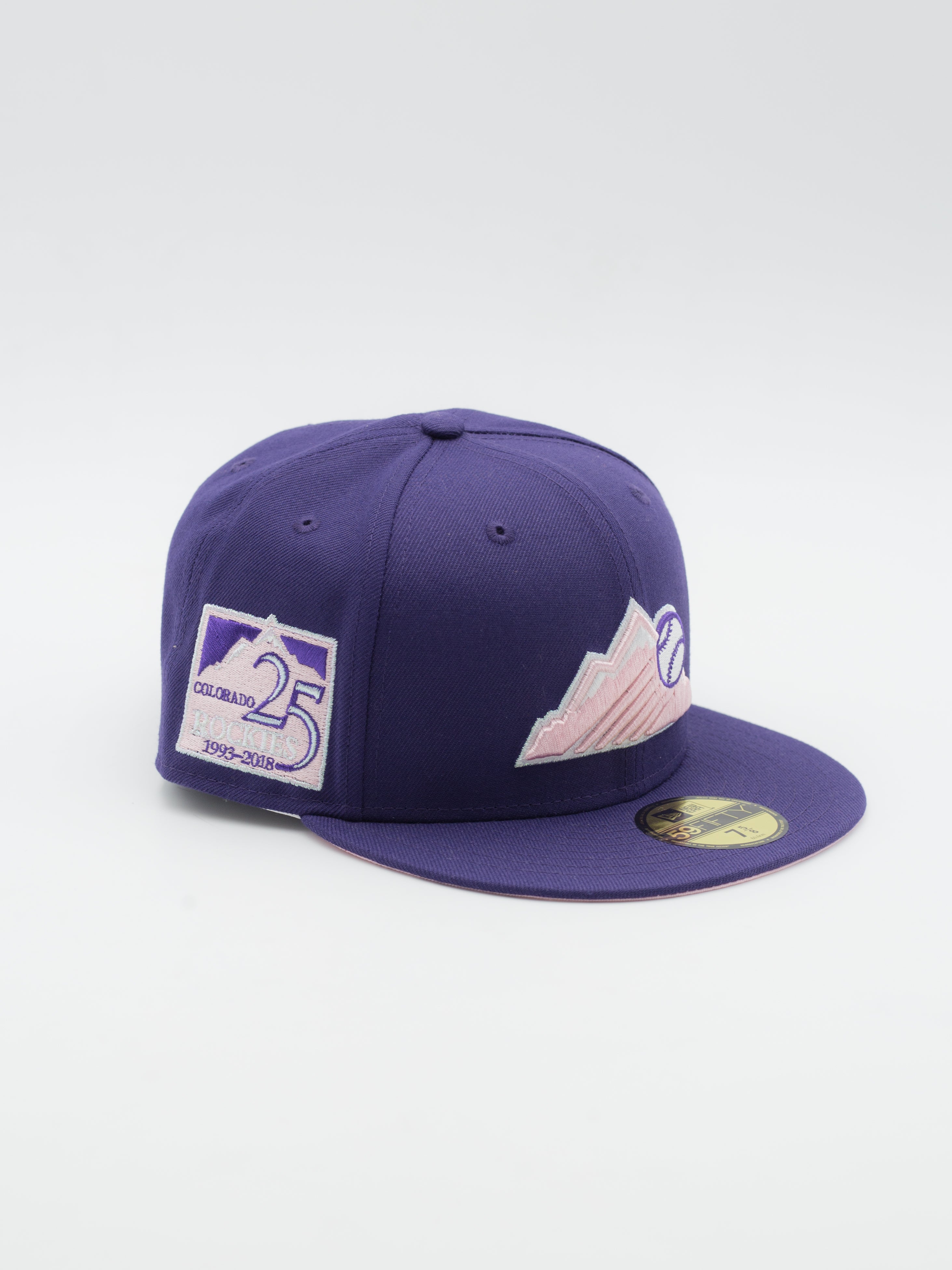 Casquette New Era 59Fifty Colorado Rockies – Taille 7 5/8, MLB, Ajustée, Occasion
