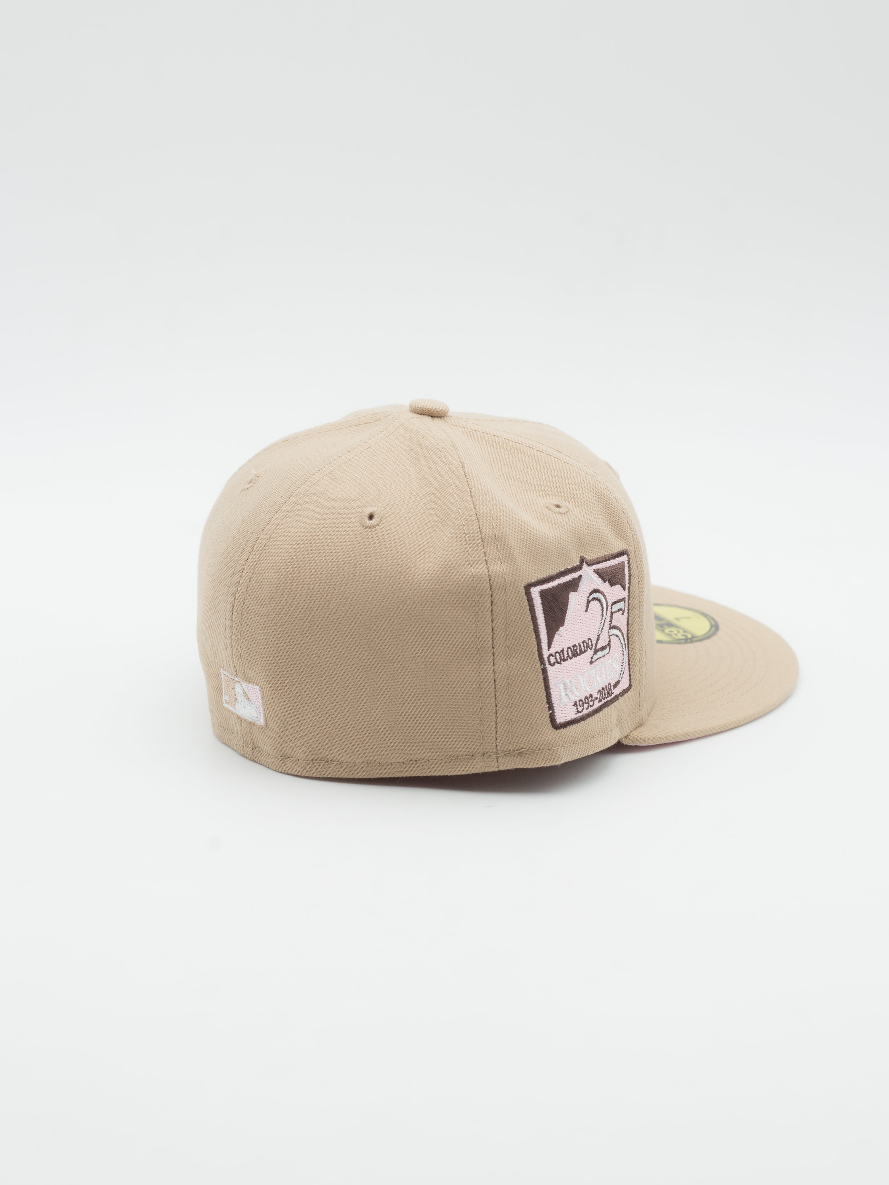 59Fifty 25th Colorado Rockies Camel/Pink