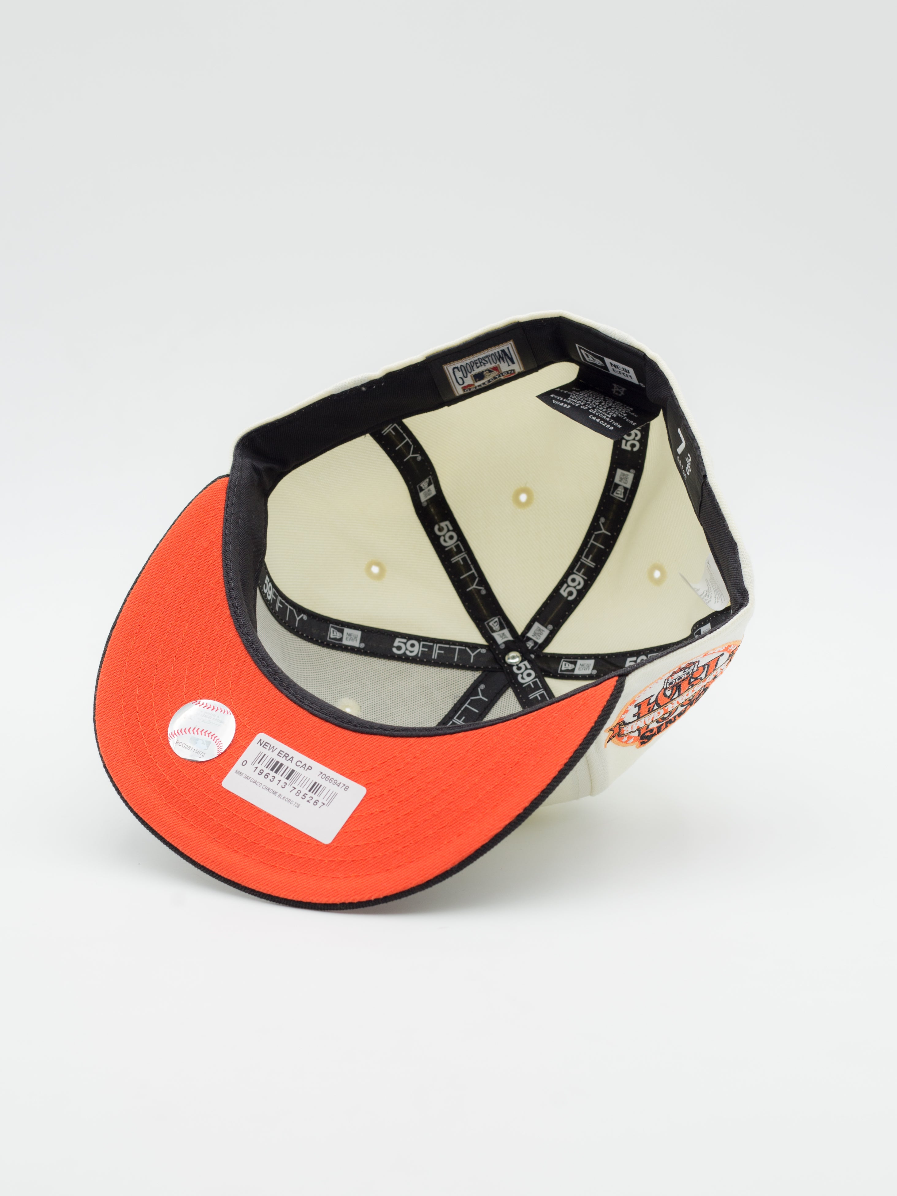 59FIFTY Chrome San Francisco Giants Cream/Black