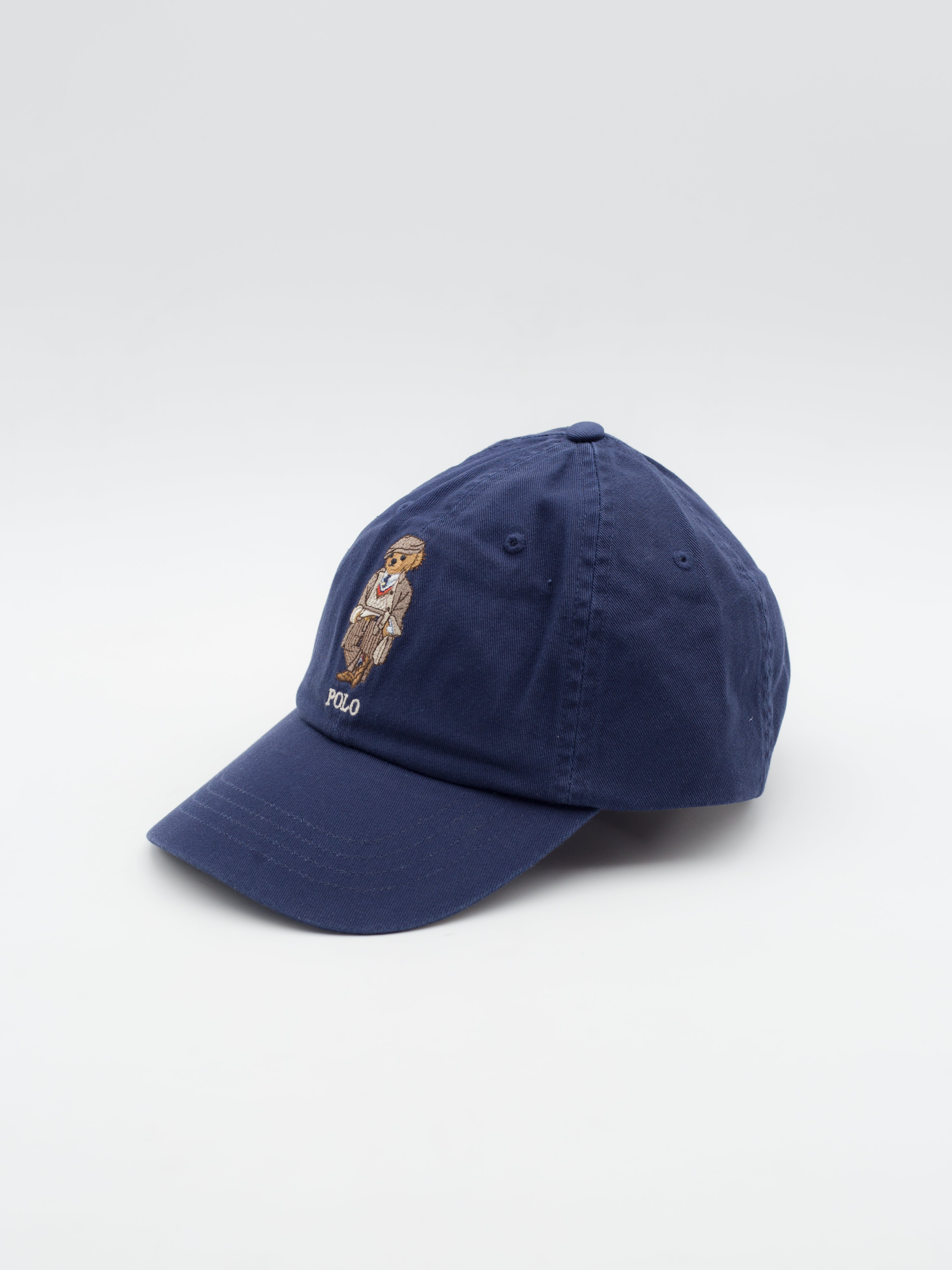 Polo Bear Trenchcoat Dad Hat Navy