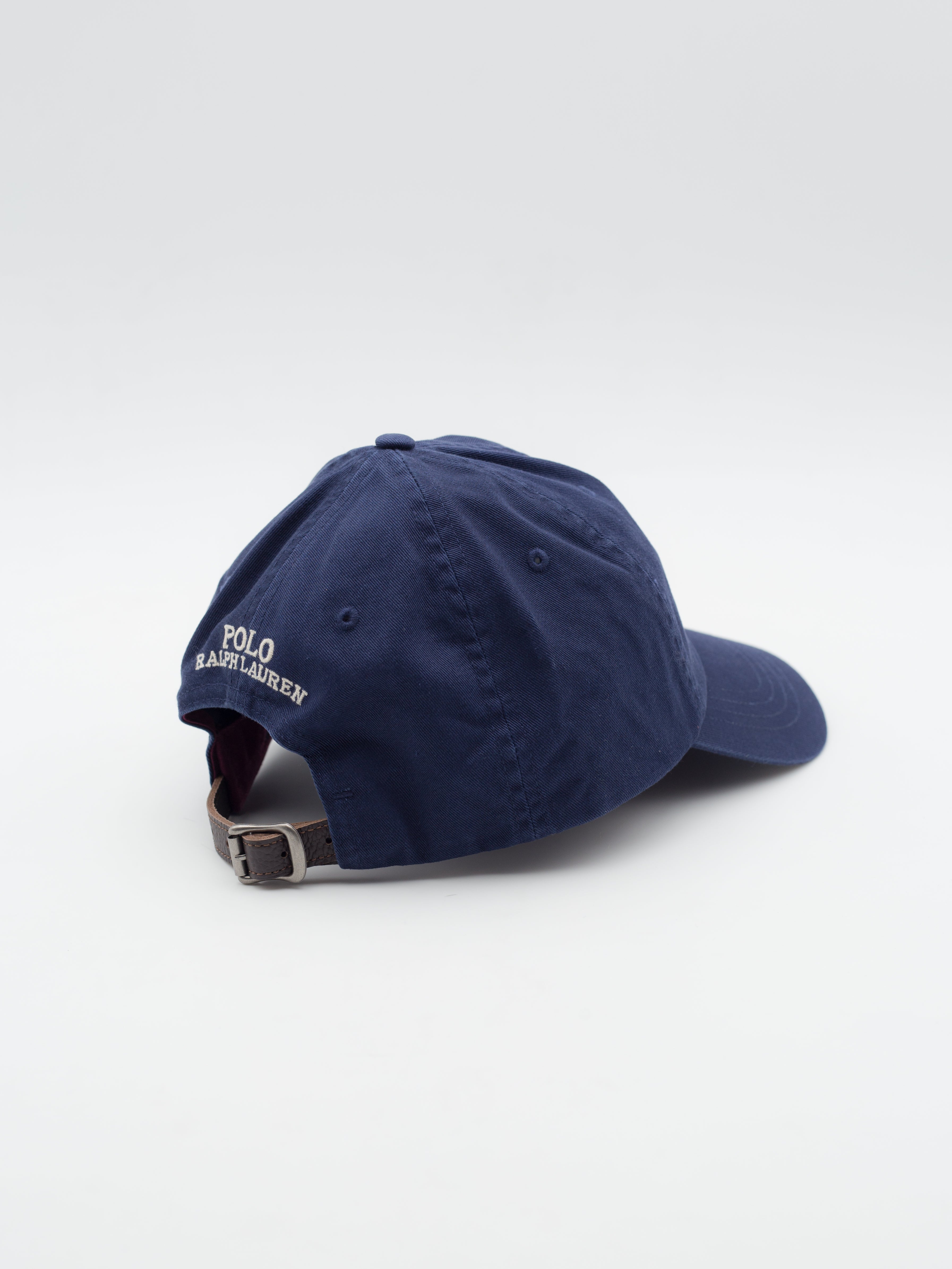 Polo Bear Trenchcoat Dad Hat Navy