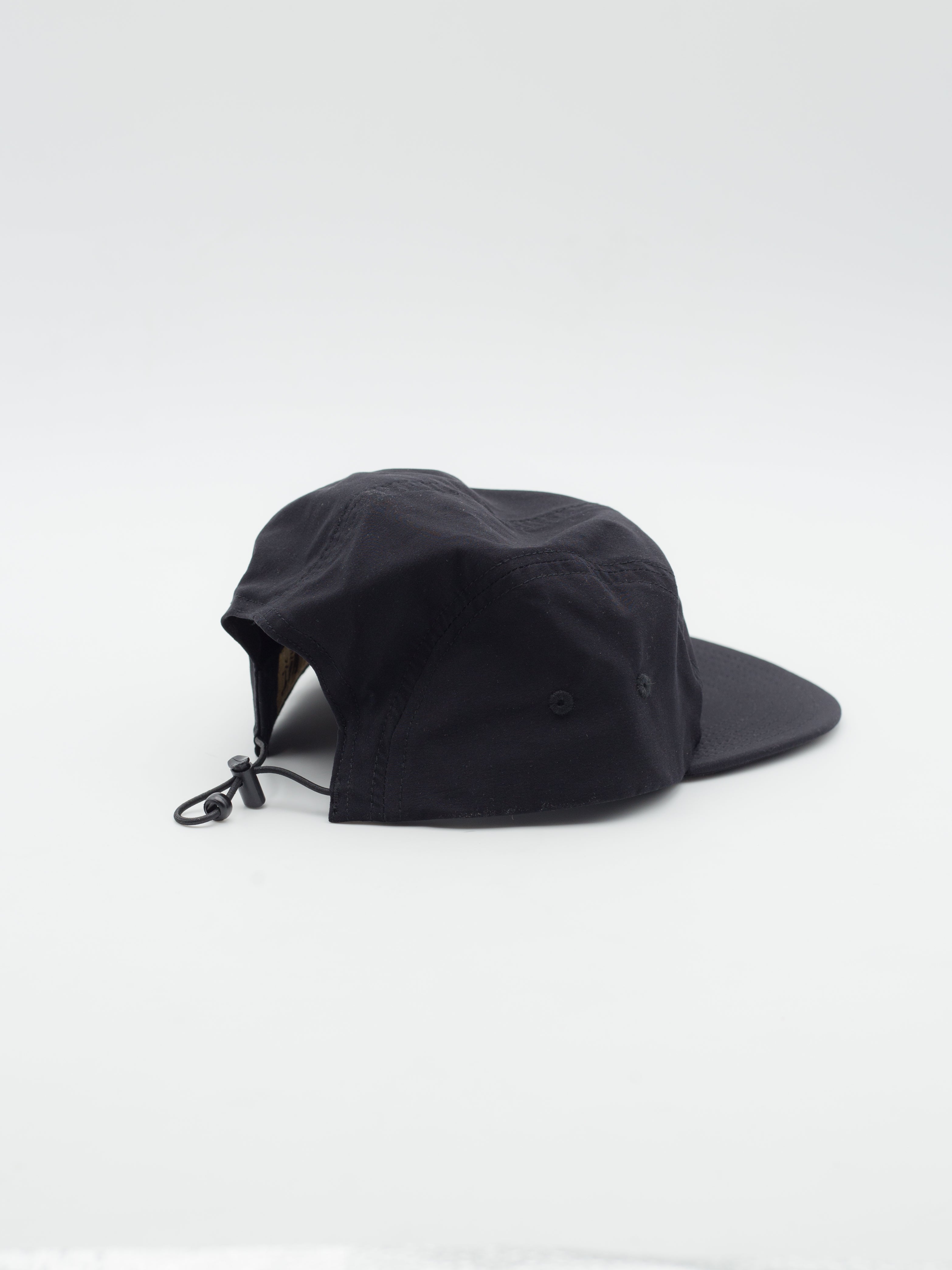 Trail Packable 5 Panel Hat Black