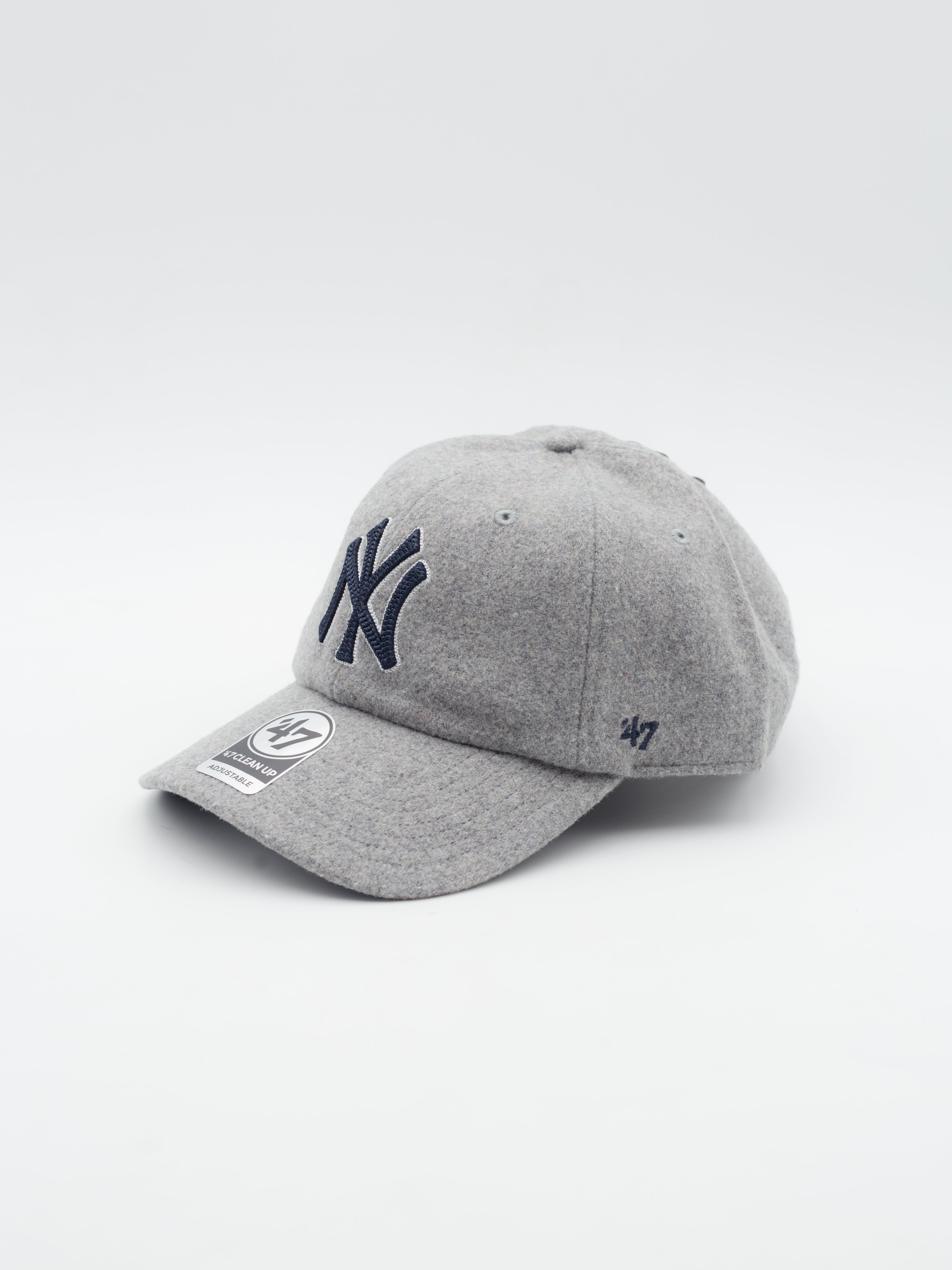 CLEAN UP Chain Stictch New York Yankees Grey