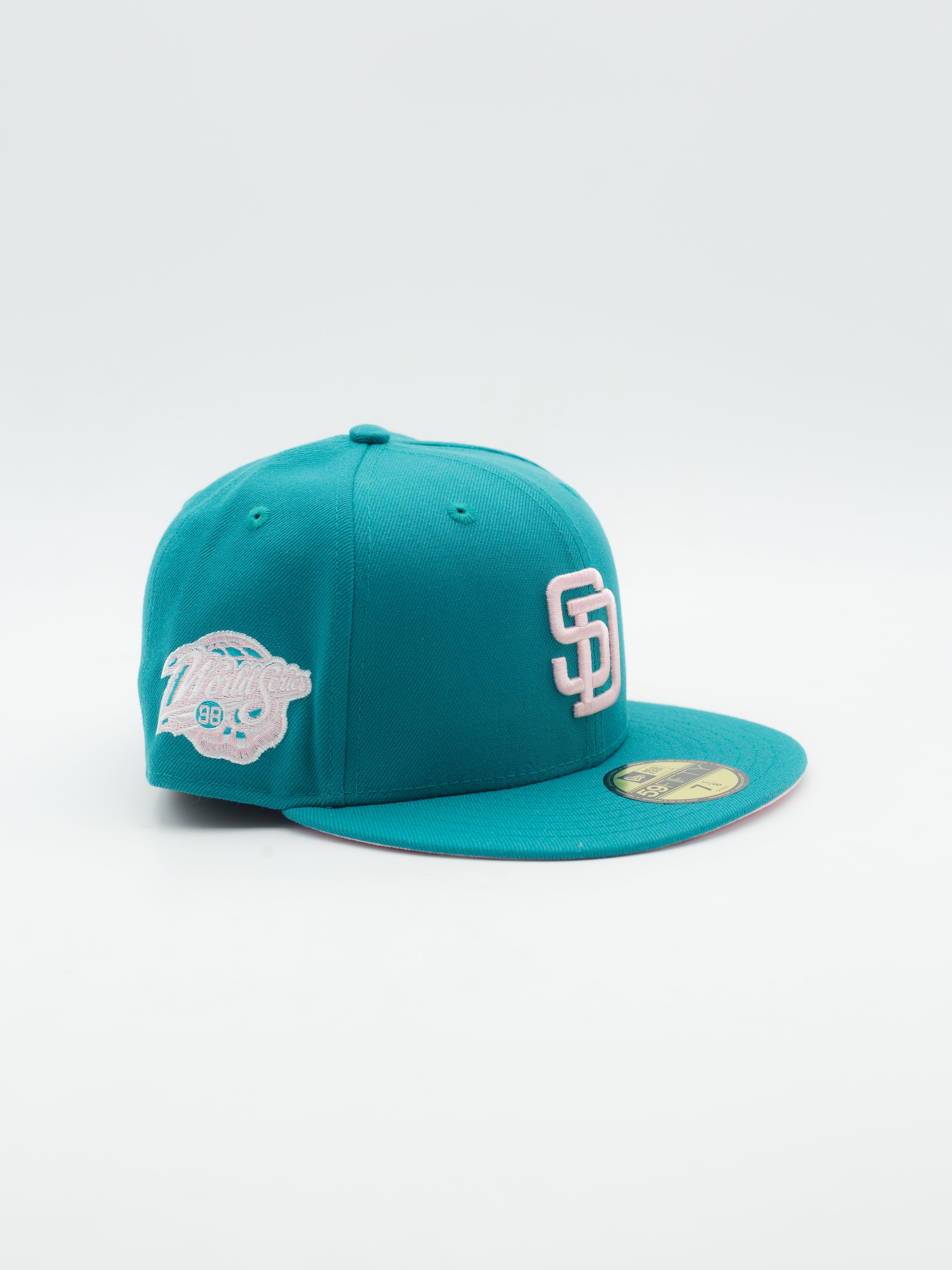 59Fifty San Diego Padres Turquoise Side Patch - La Tienda de las Gorras