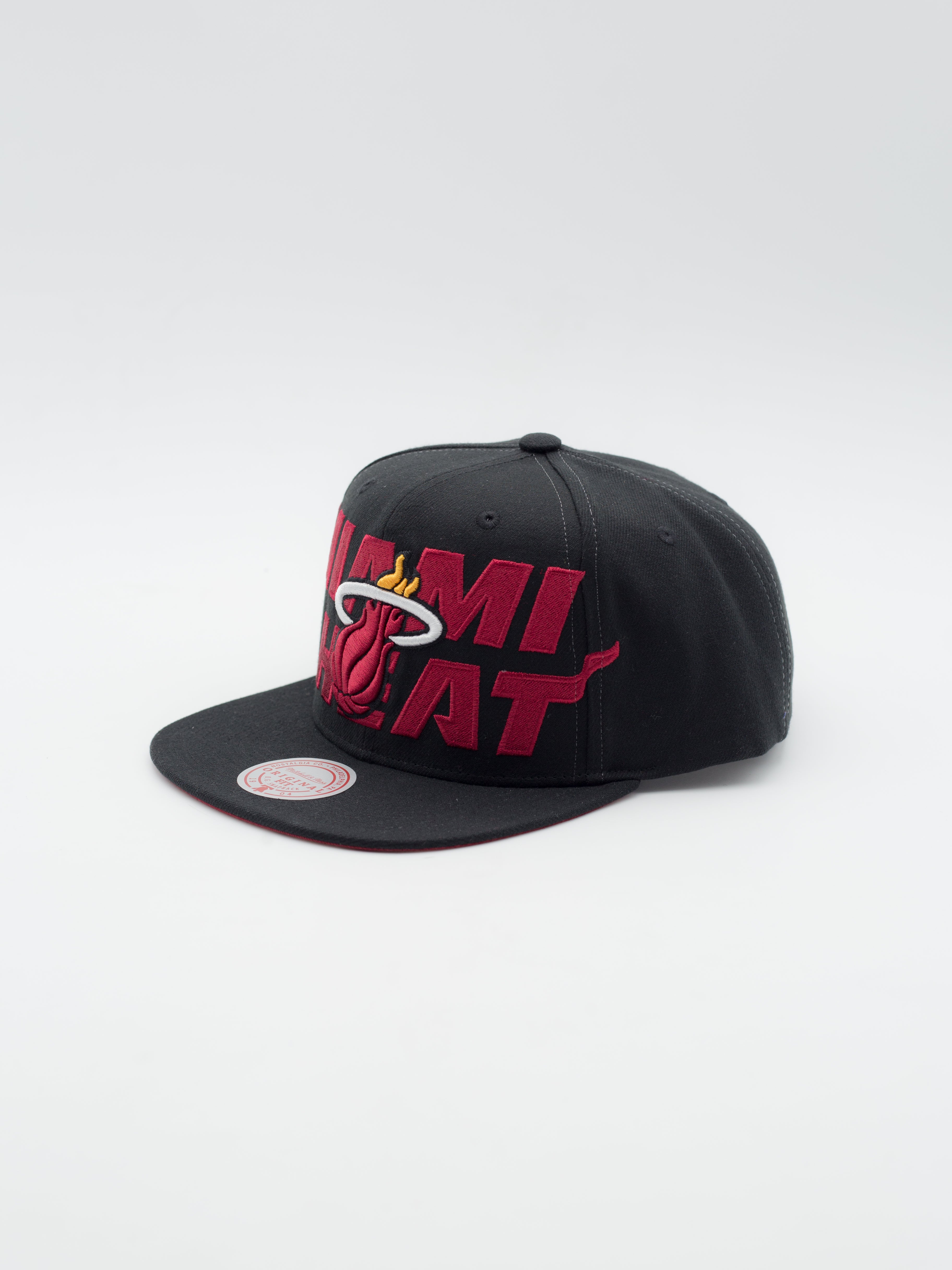 Full Frontal Miami Heat Snapback Black