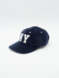 Authentic Ball Cap "New York" Corduroy Navy