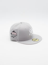 59Fifty World Series Side Patch New York Yankees Grey/Pink