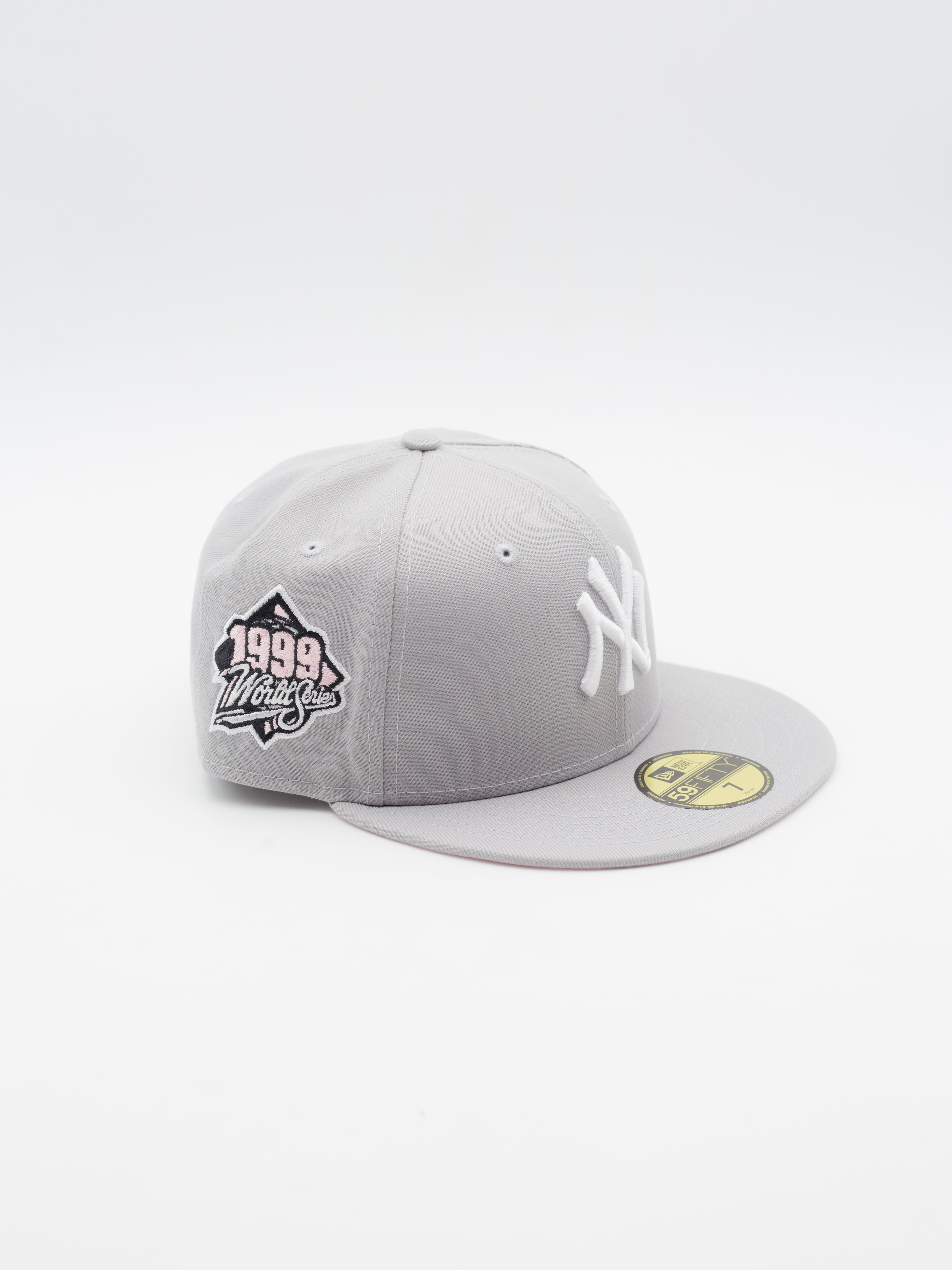 59Fifty World Series Side Patch New York Yankees Grey/Pink