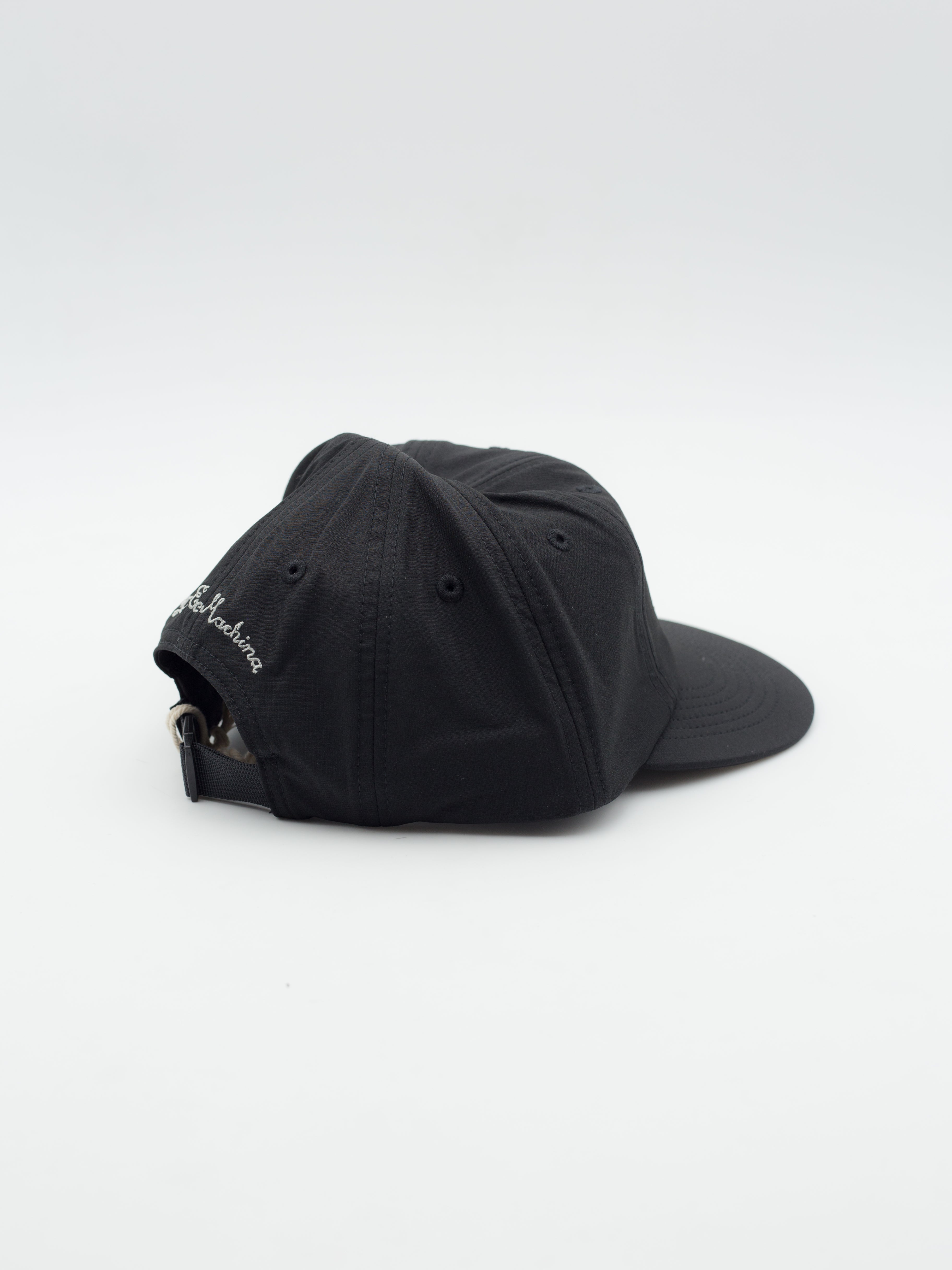 Station cap 8 Panel Black