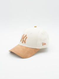 9FORTY Similicuir New York Yankees Beige