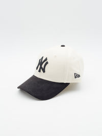 9FORTY WMNS Faux Suede New York Yankees Beige/Black