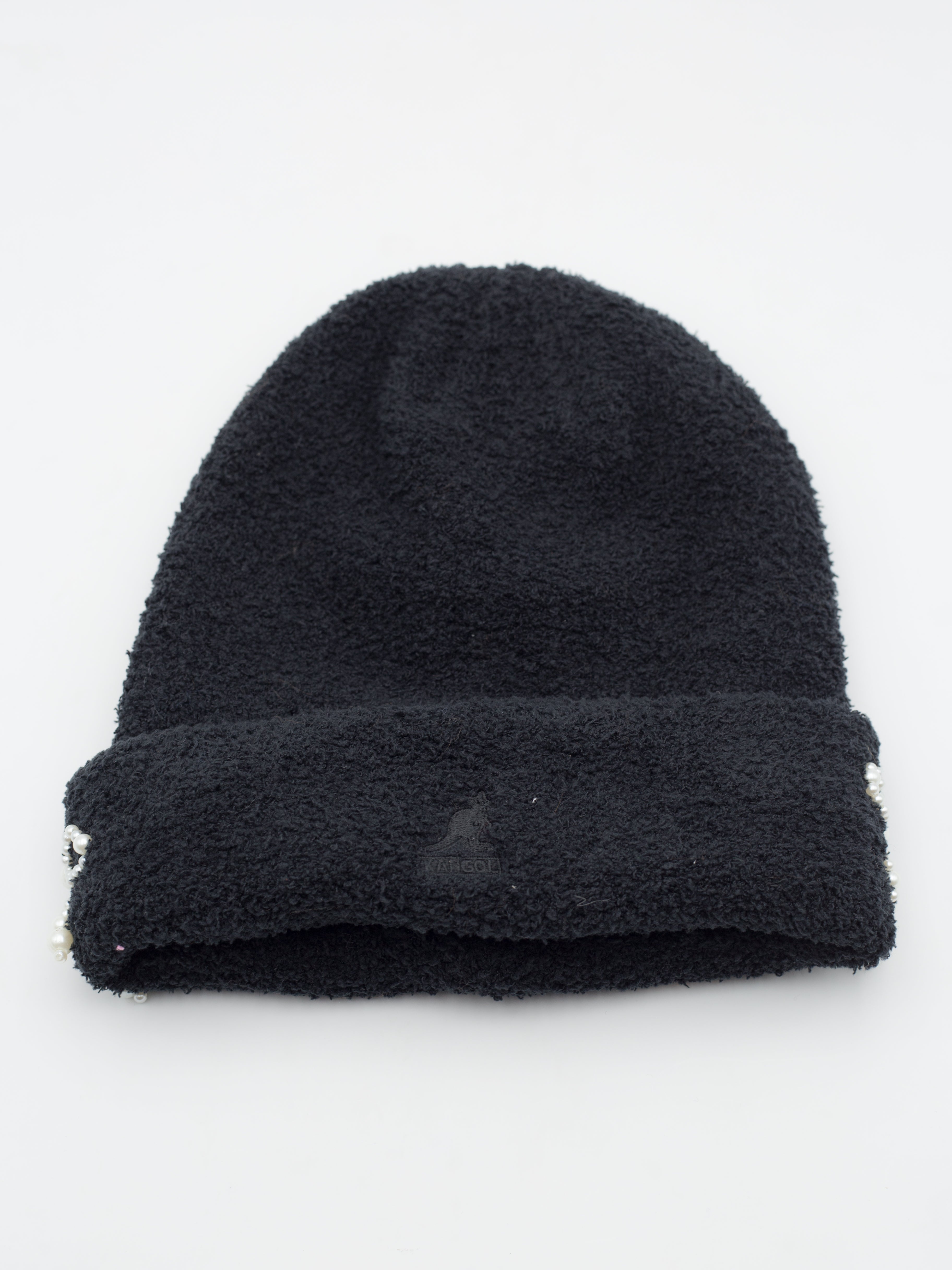 Pearl Beanie Black