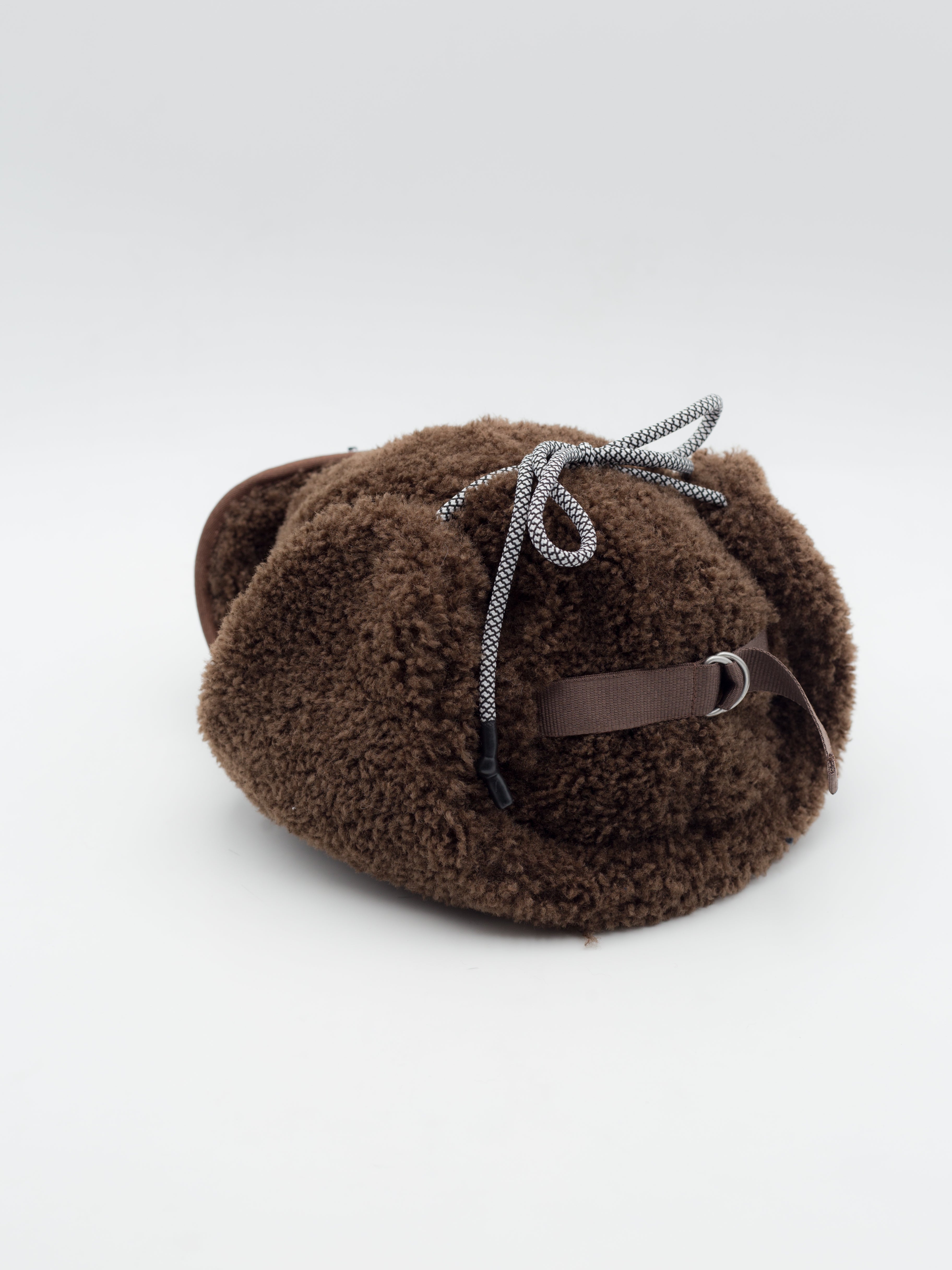 Faux Shearling Utility Cap