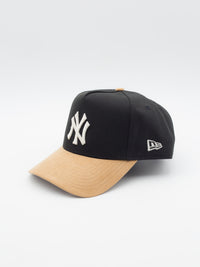 9FORTY Suede Visor E-Frame New York Yankees Black