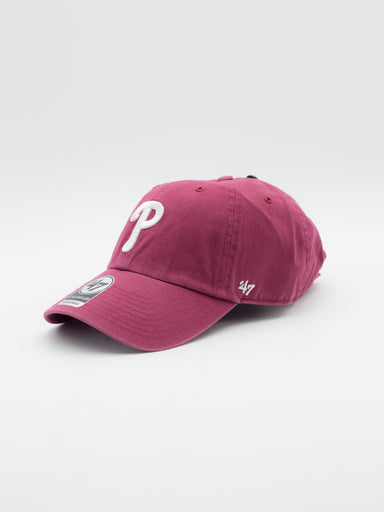 CLEAN UP Philadelphia Phillies Dad Hat Granate - La Tienda de las Gorras