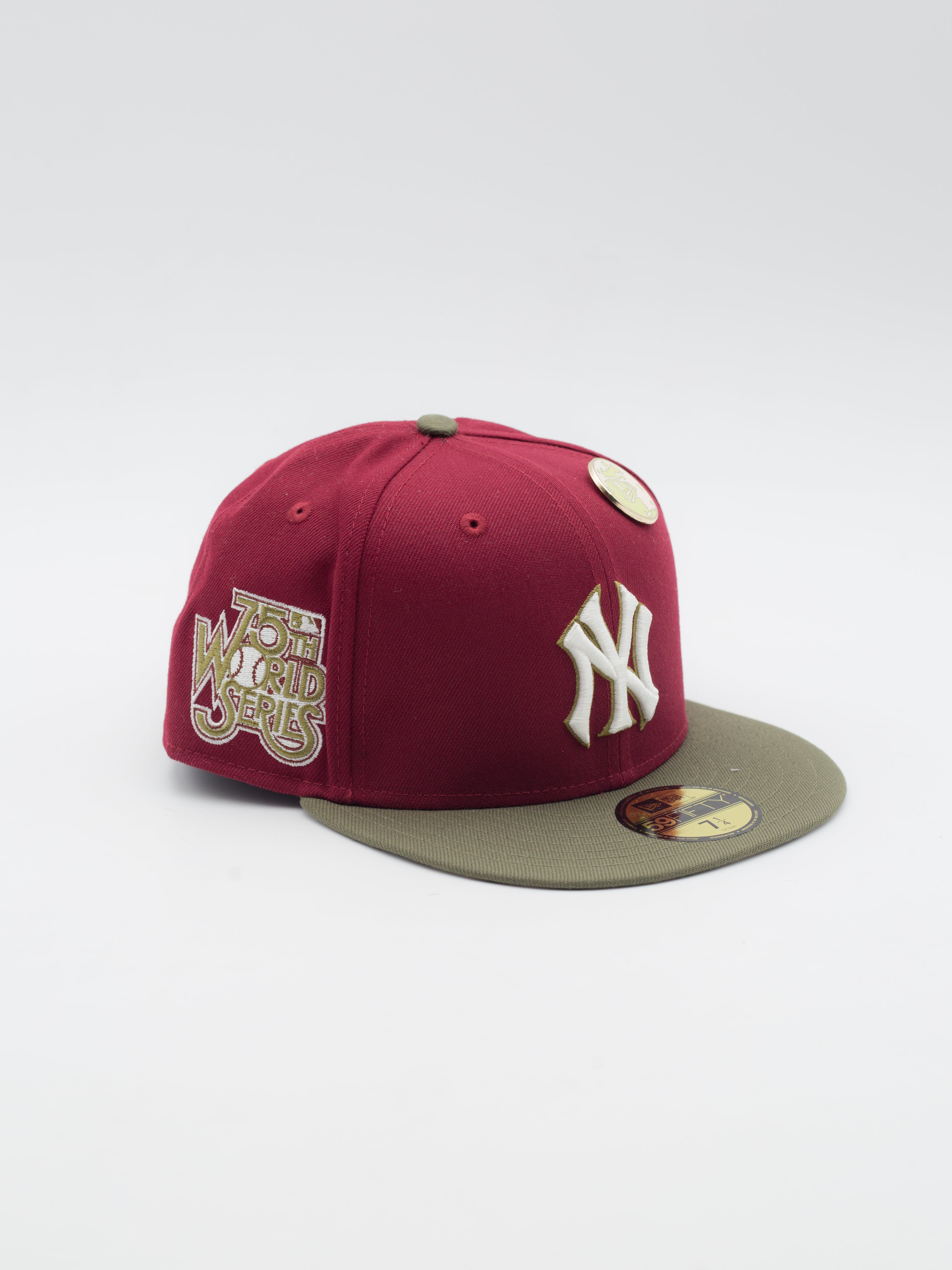 59FIFTY Contrast Pin New York Yankees Maroon/Olive