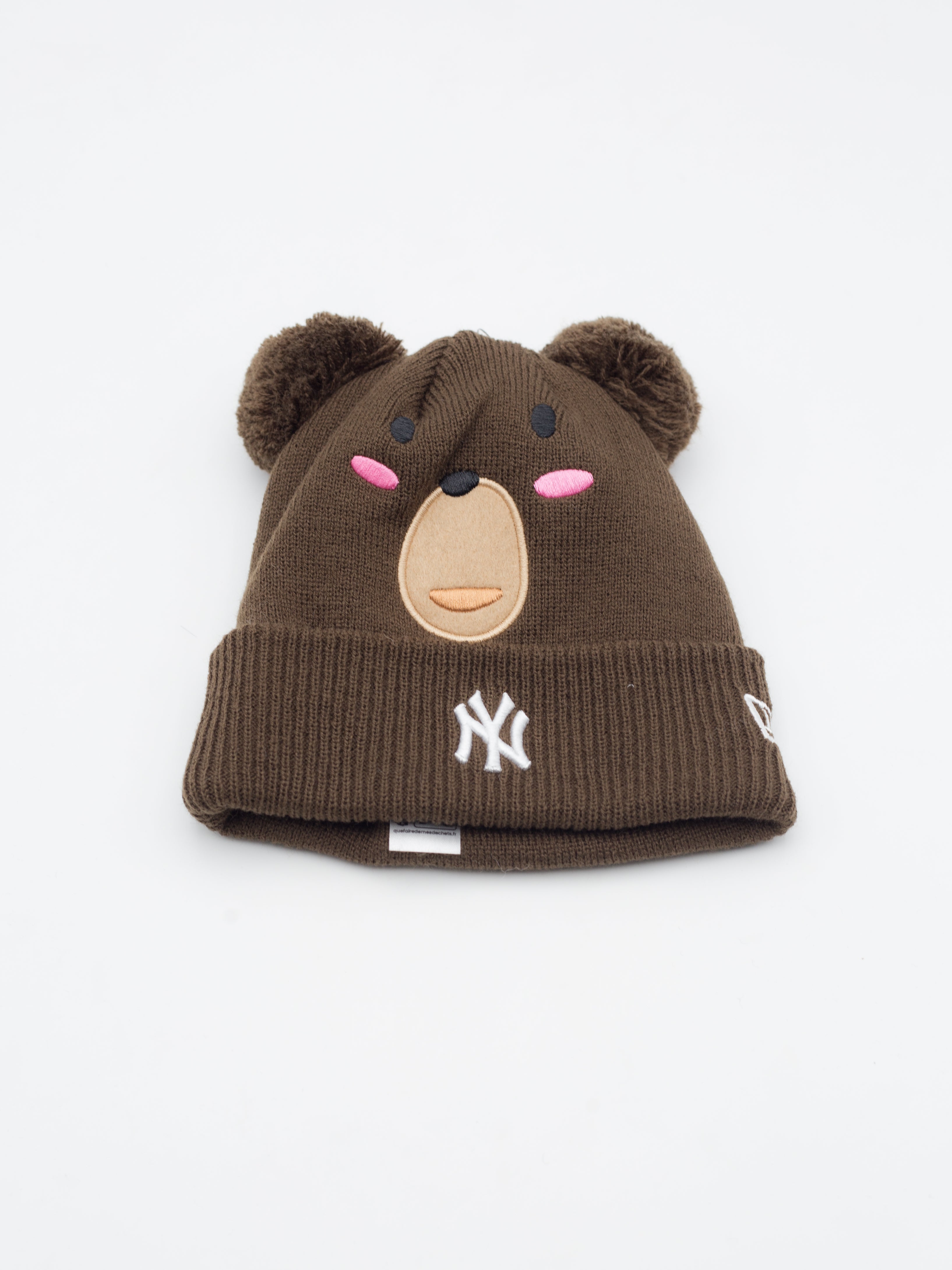 Beanie Animal New York Yankees Toddler Brown