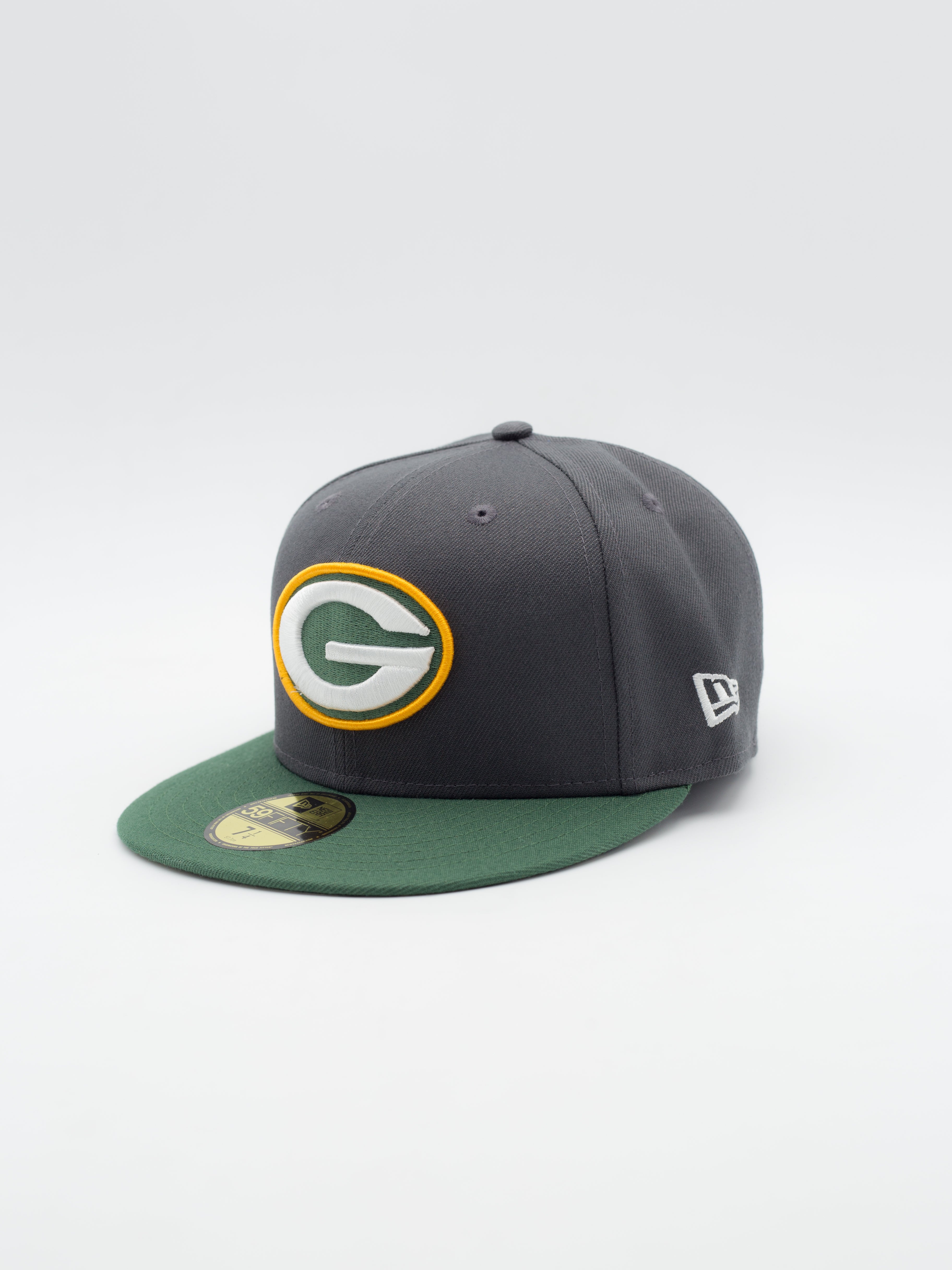 59Fifty Side Patch Green Bay Packers gris