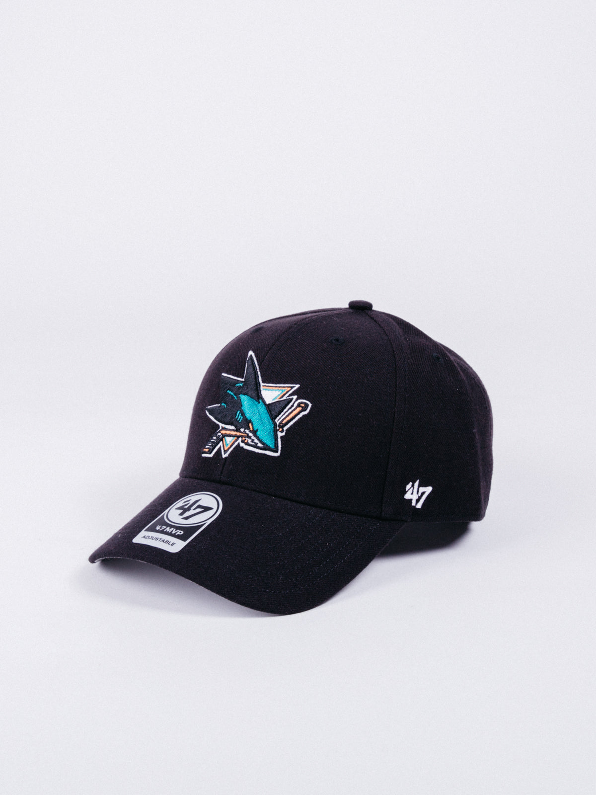 Casquette Trucker San Jose Sharks NHL Noir Réglable – '47 Brand (comme Neuve)