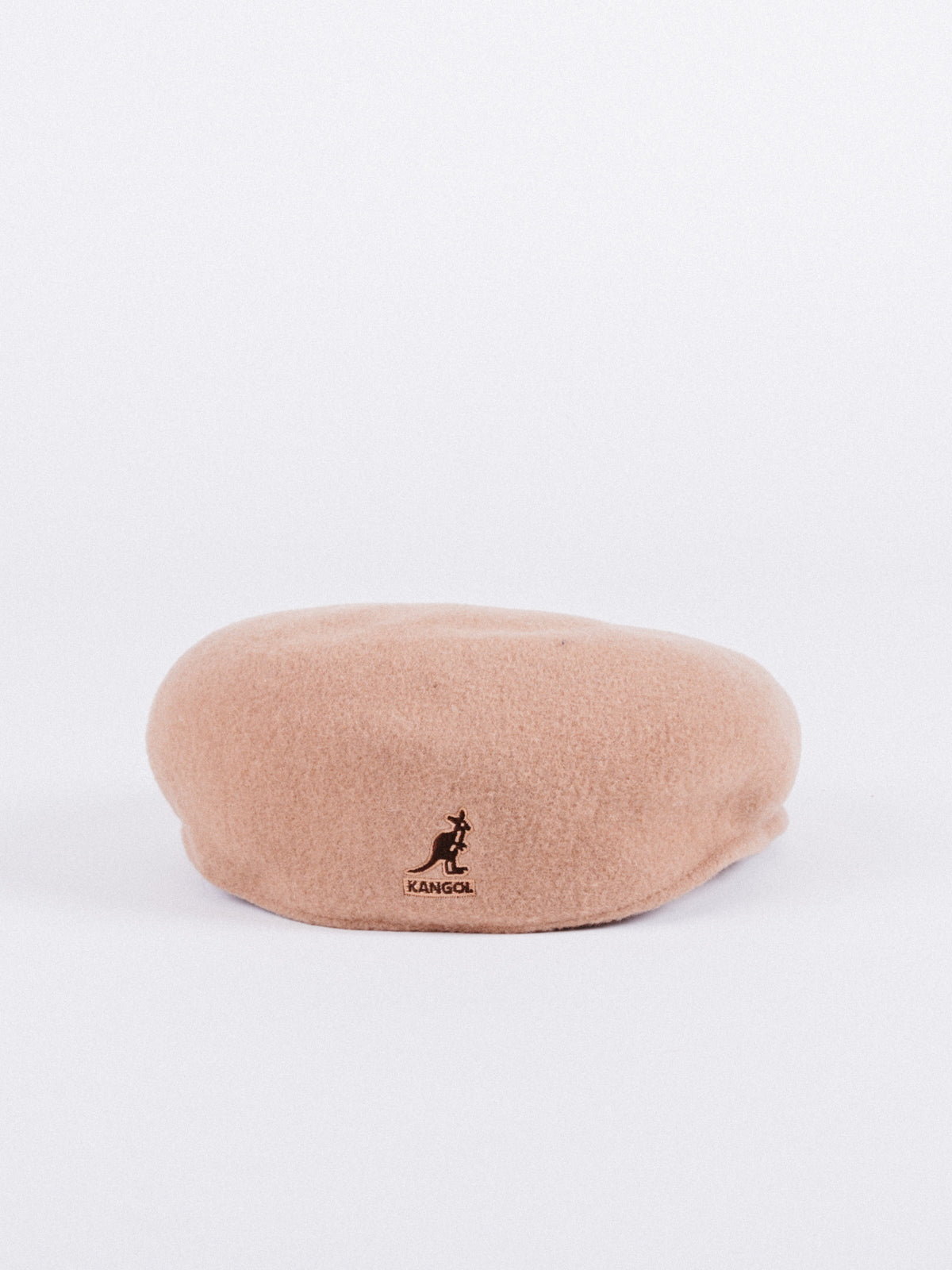 boina kangol 504 Cap Camel visera dura lana beige canguro