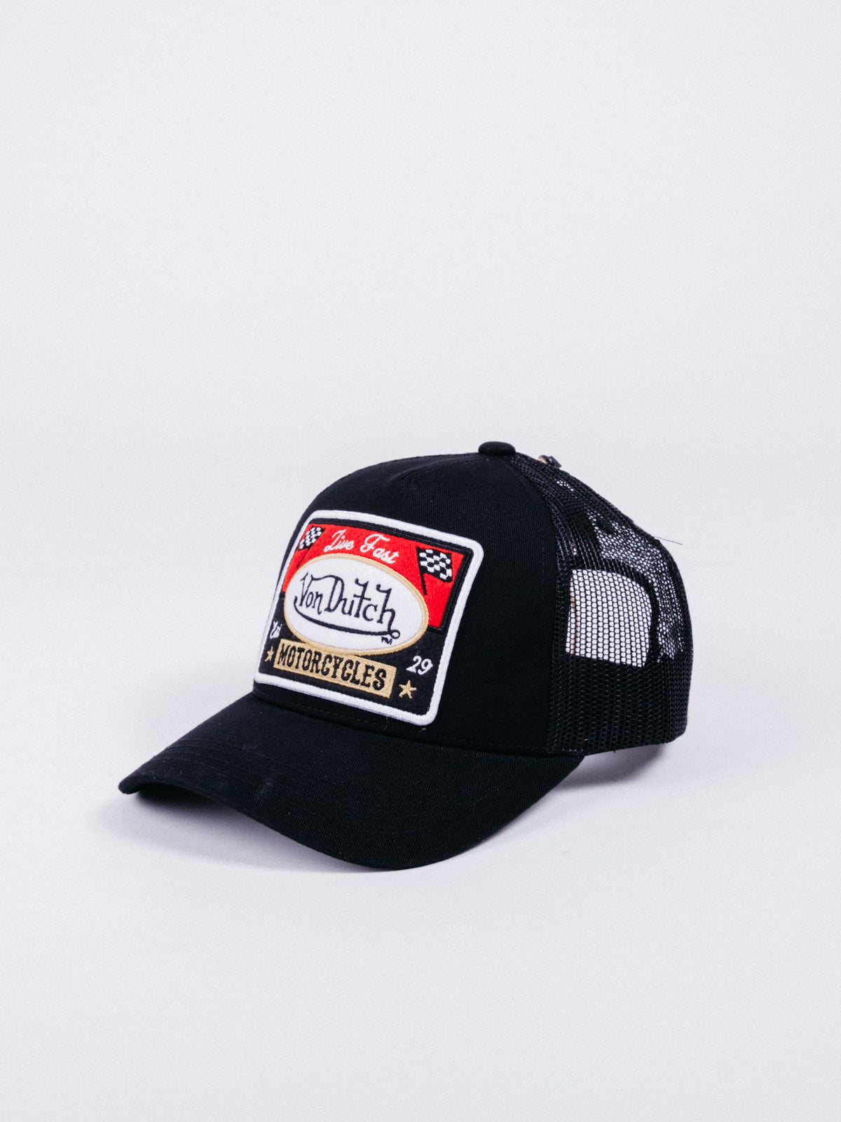 gorra von dutch blacky 1 motorcicle trucker